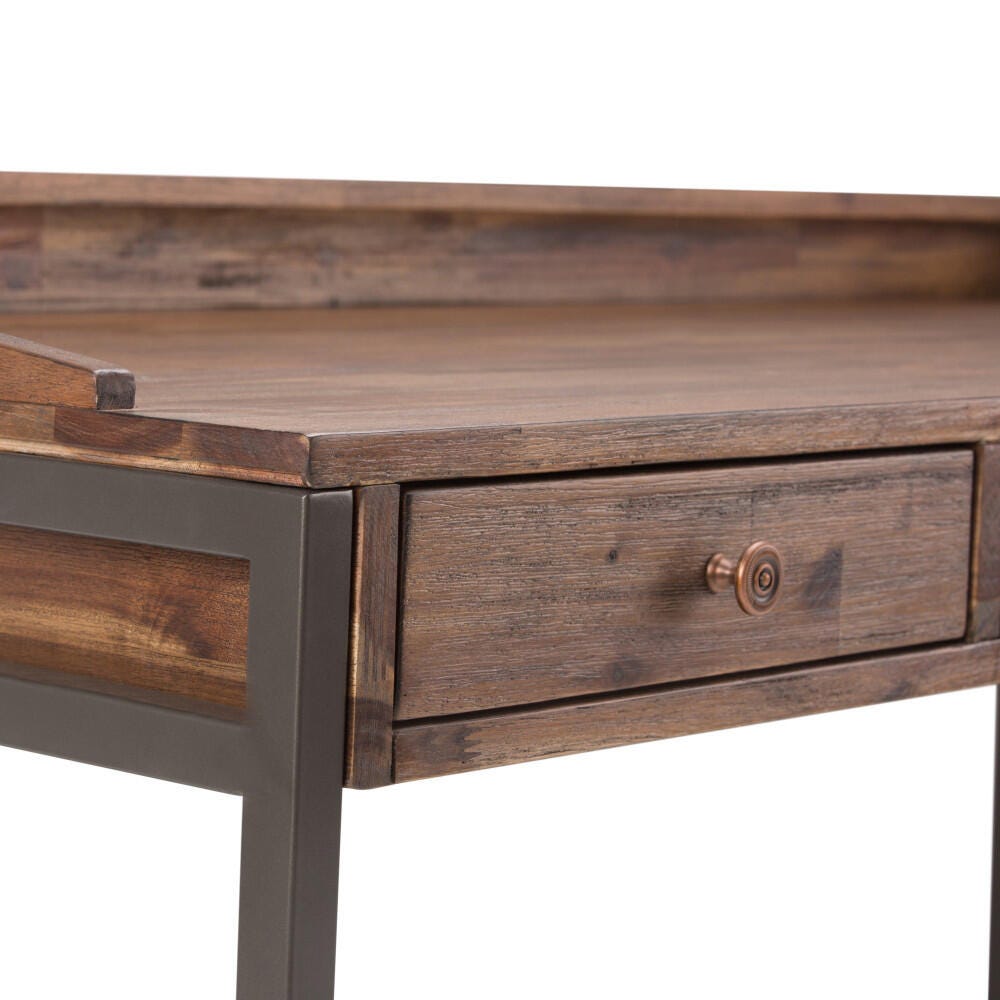 Simpli Home Ralston 60" Office Desk, Brown, large
