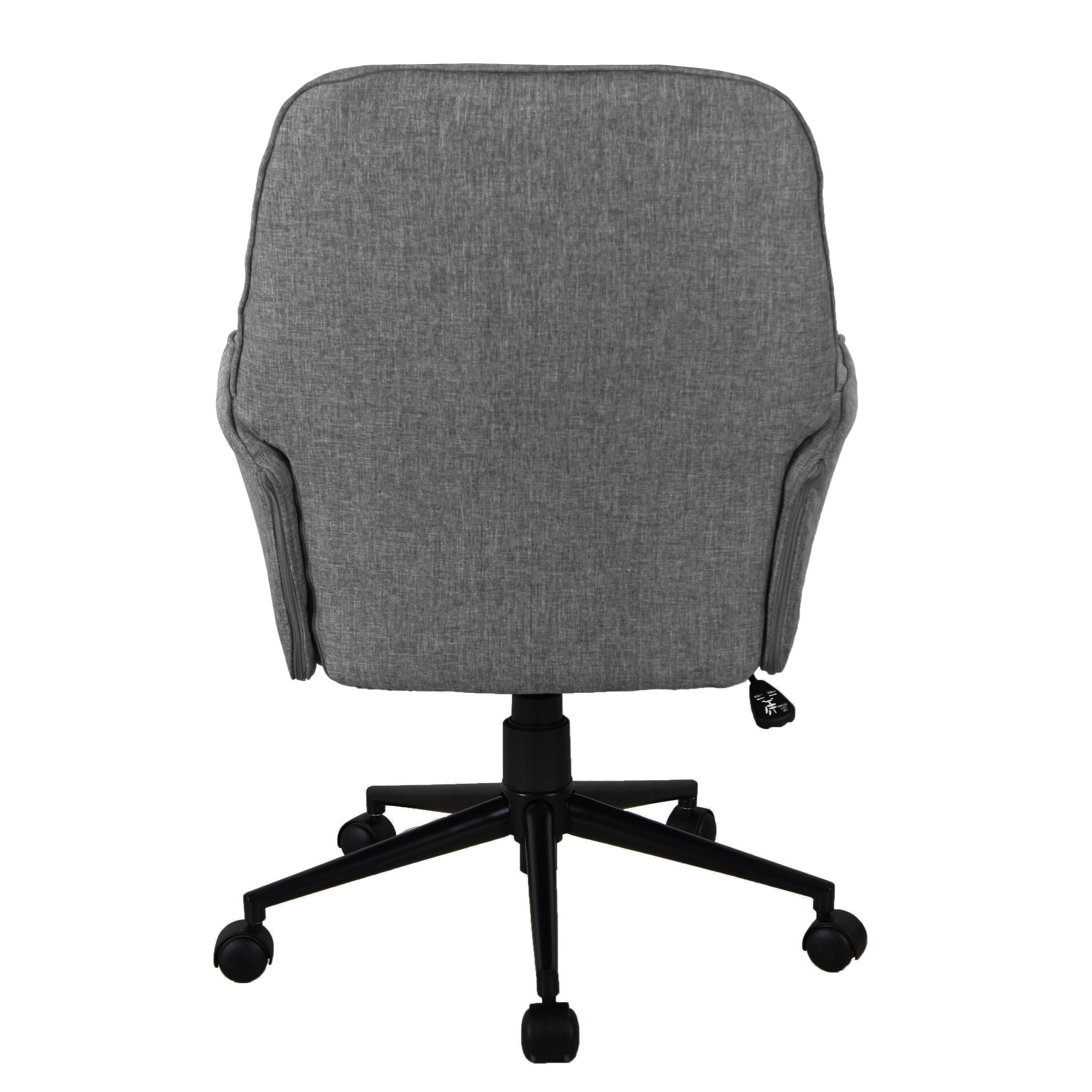 Techni Mobili Modern Tufted Office Chair with Arms, , large