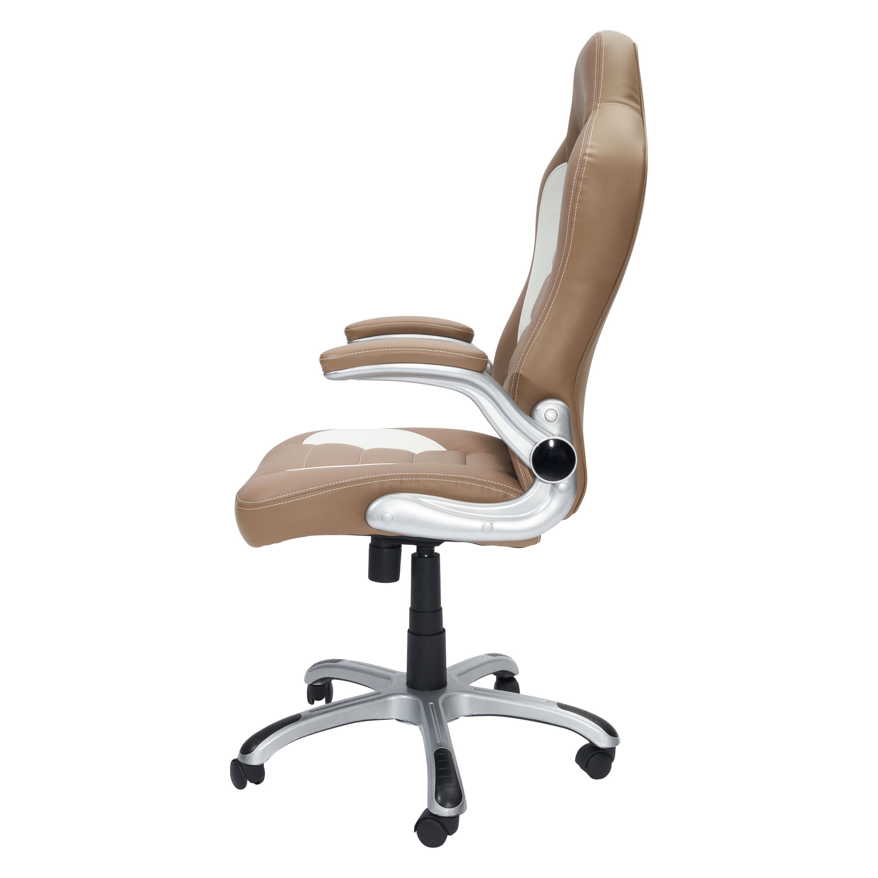 Techni Mobili High Back Executive Sport Race Office Chair, Camel, large