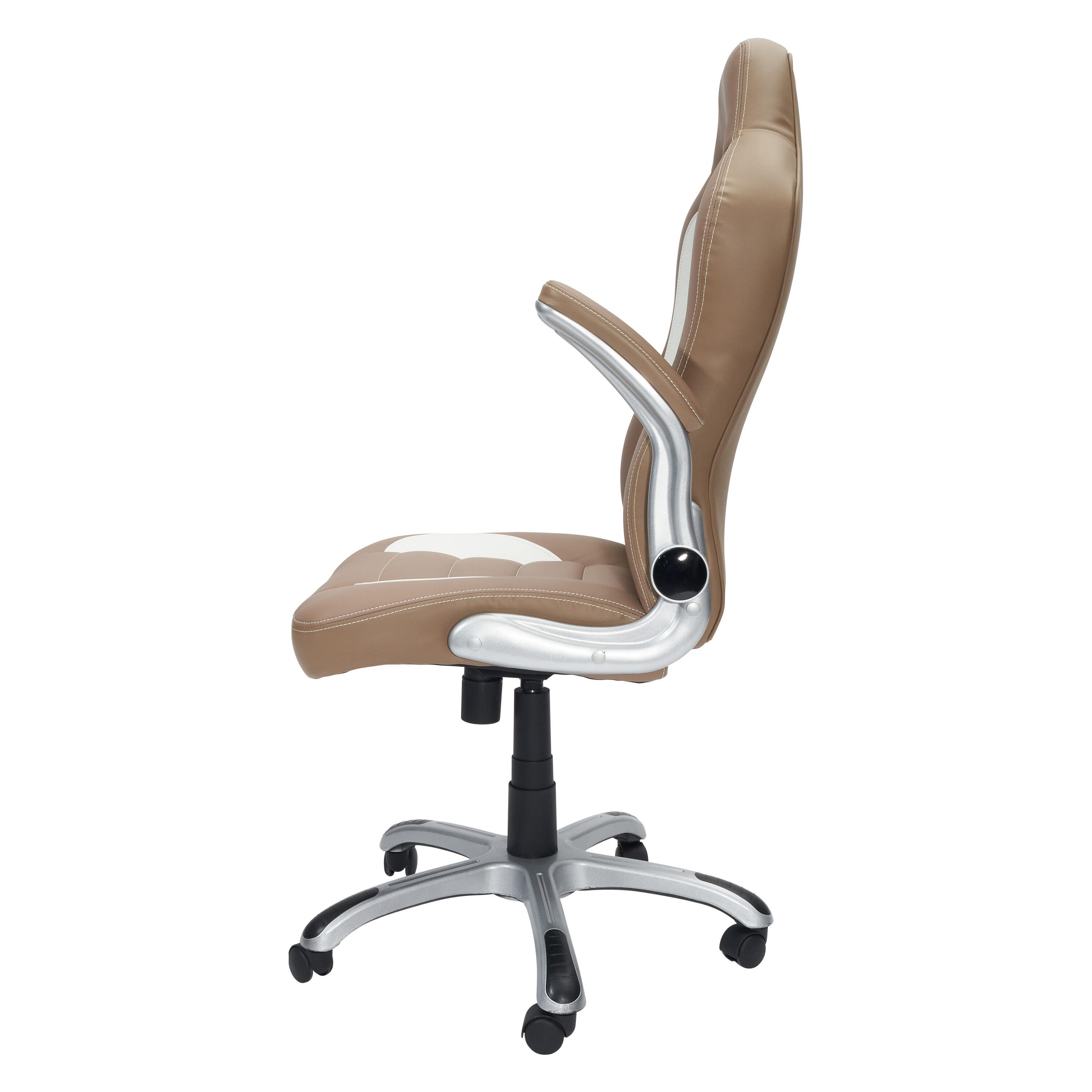Techni Mobili High Back Executive Sport Race Office Chair, Camel, large