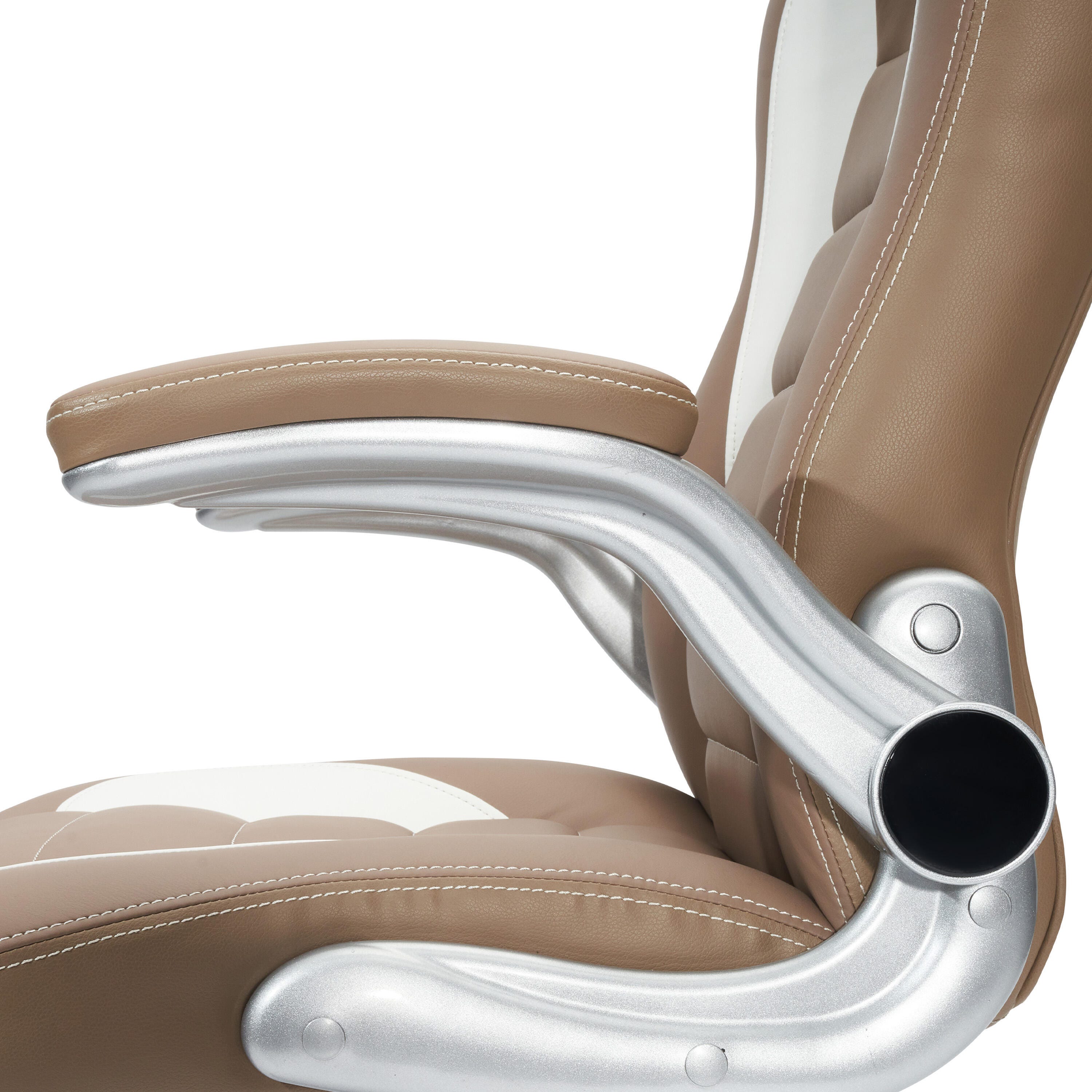 Techni Mobili High Back Executive Sport Race Office Chair, Camel, large