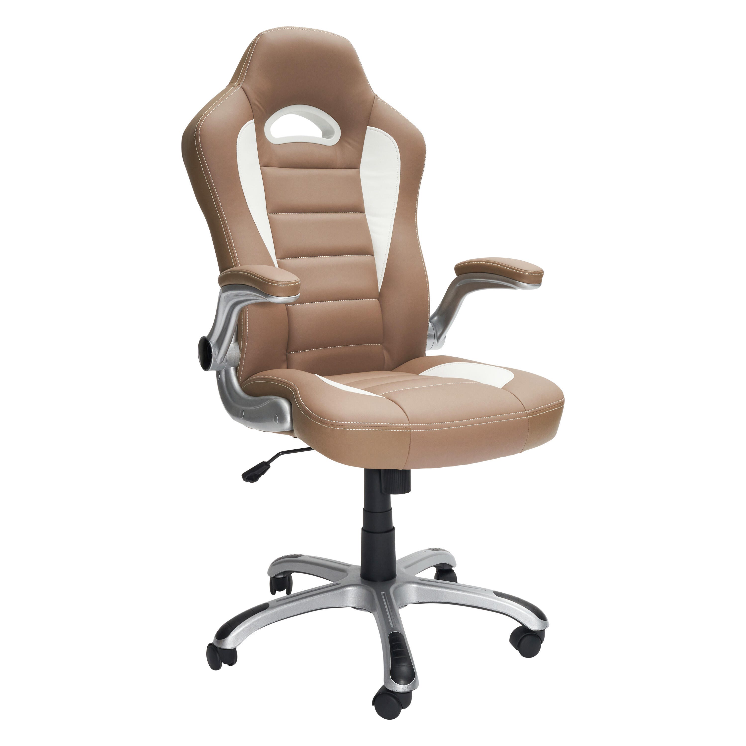 Techni Mobili High Back Executive Sport Race Office Chair, Camel, large