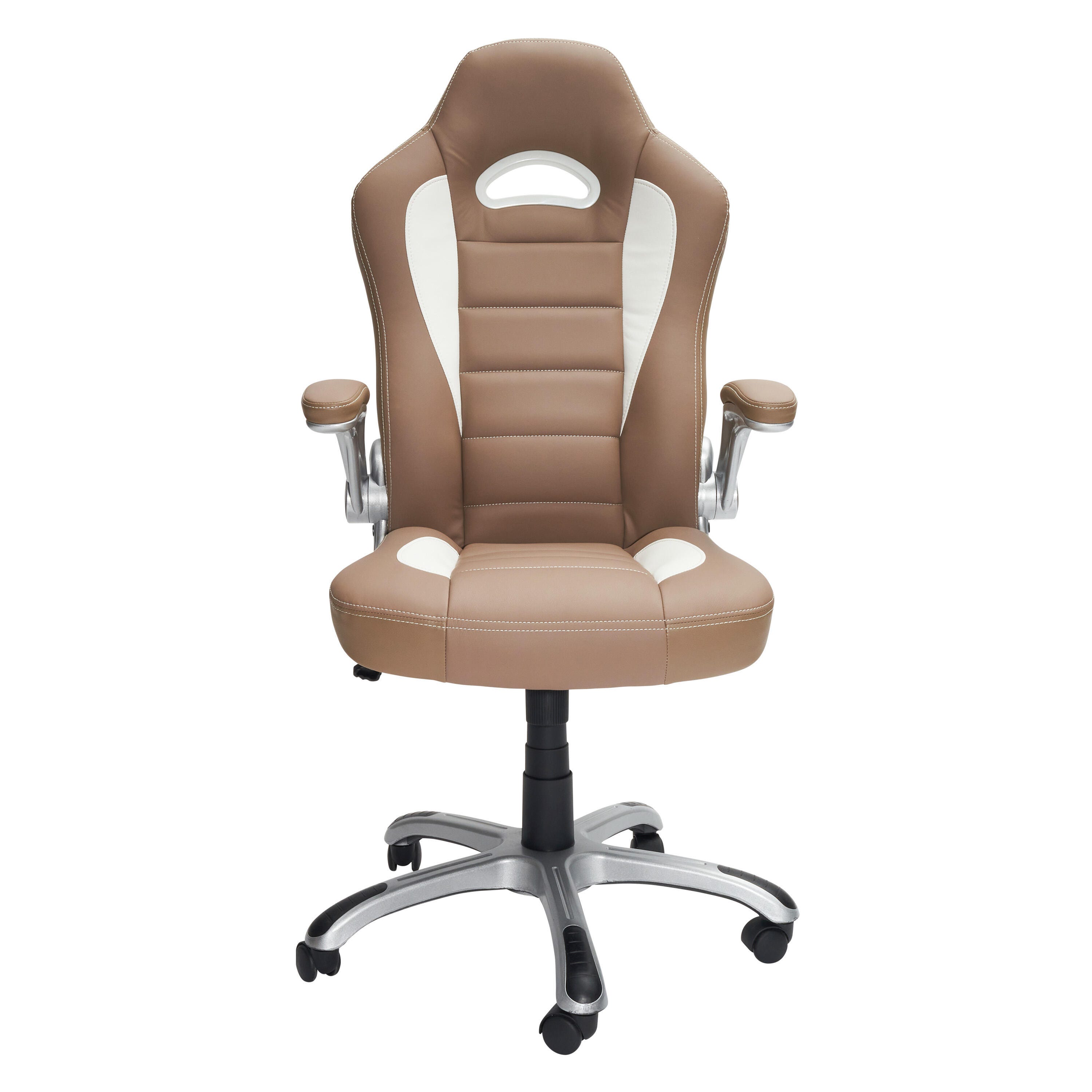 Techni Mobili High Back Executive Sport Race Office Chair, Camel, large