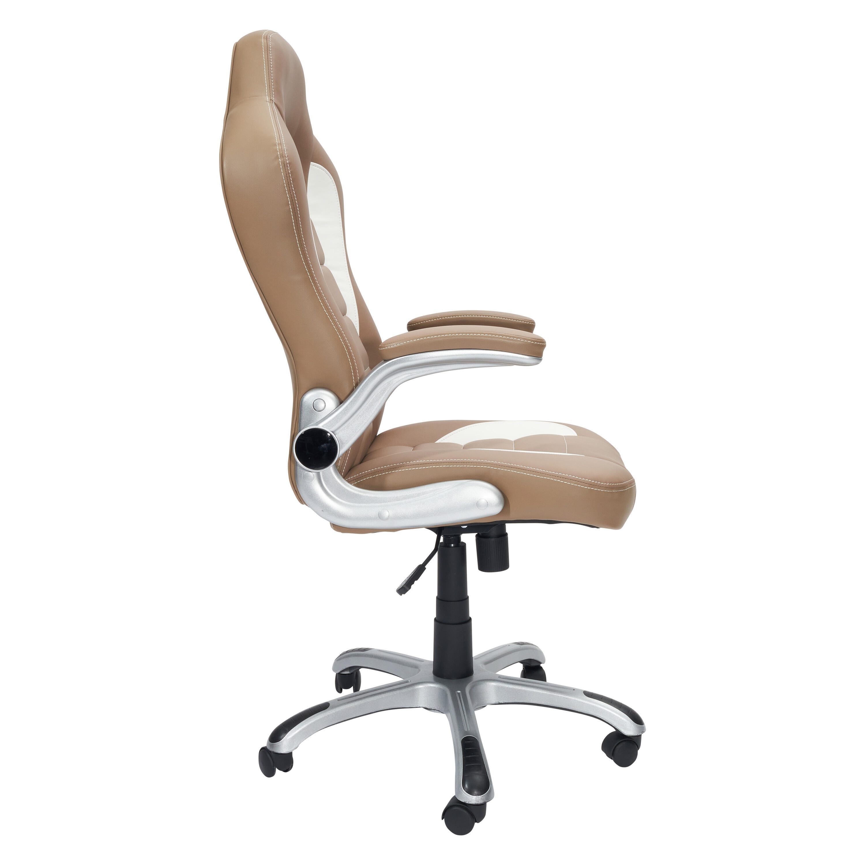 Techni Mobili High Back Executive Sport Race Office Chair, Camel, large