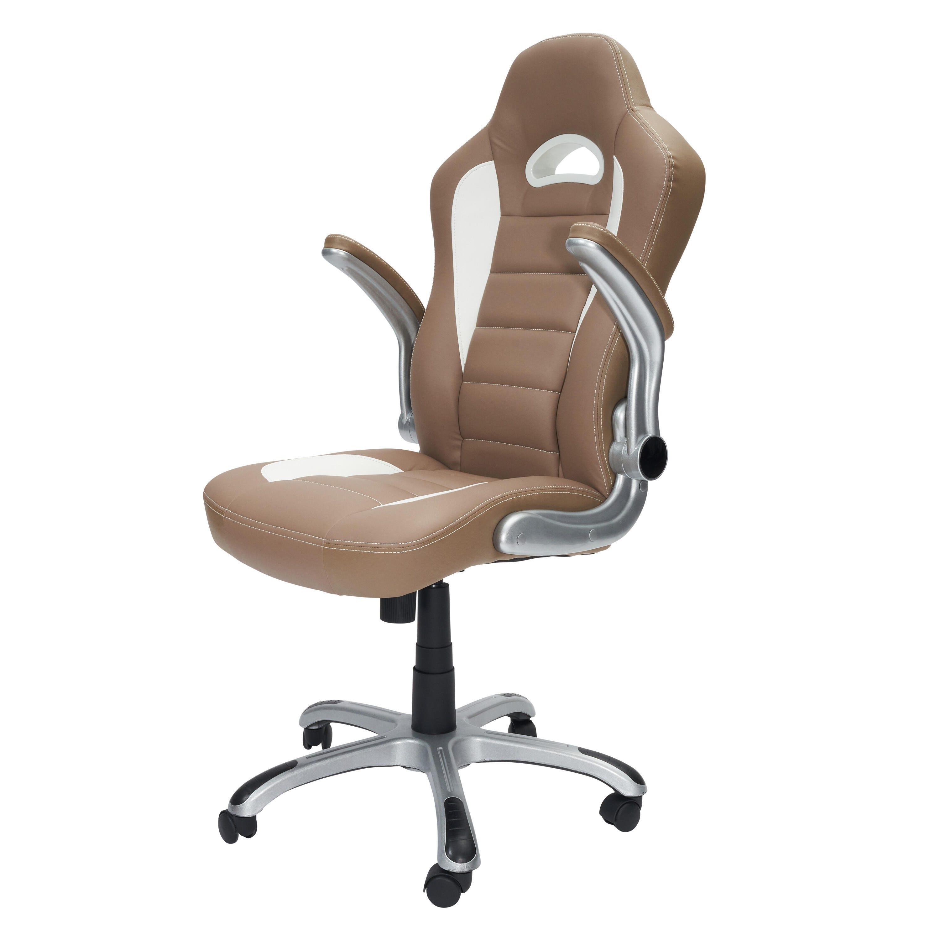 Techni Mobili High Back Executive Sport Race Office Chair, Camel, large