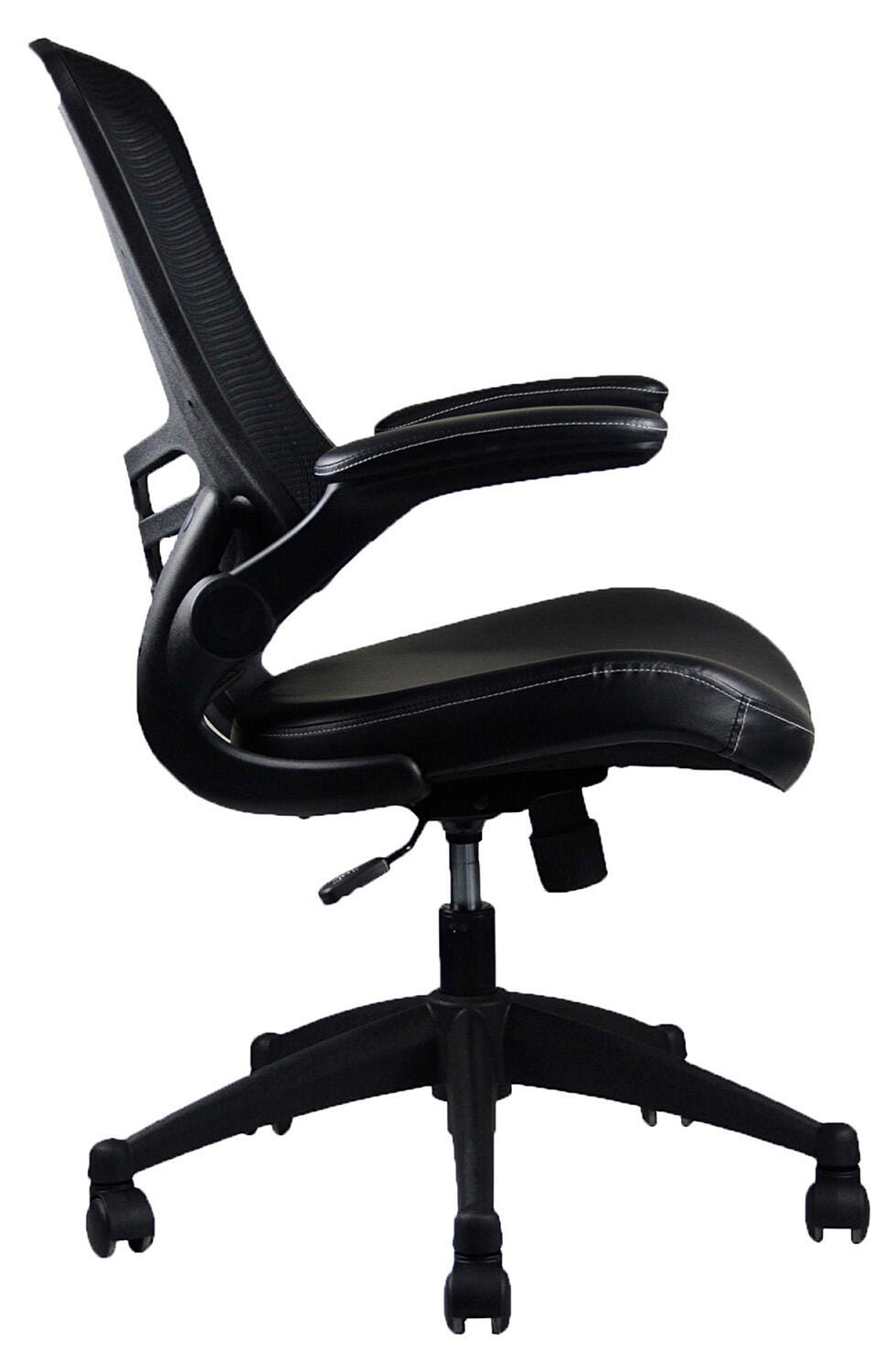 Techni Mobili Mid-Back Mesh Office Chair with Adjustable Arms, , large