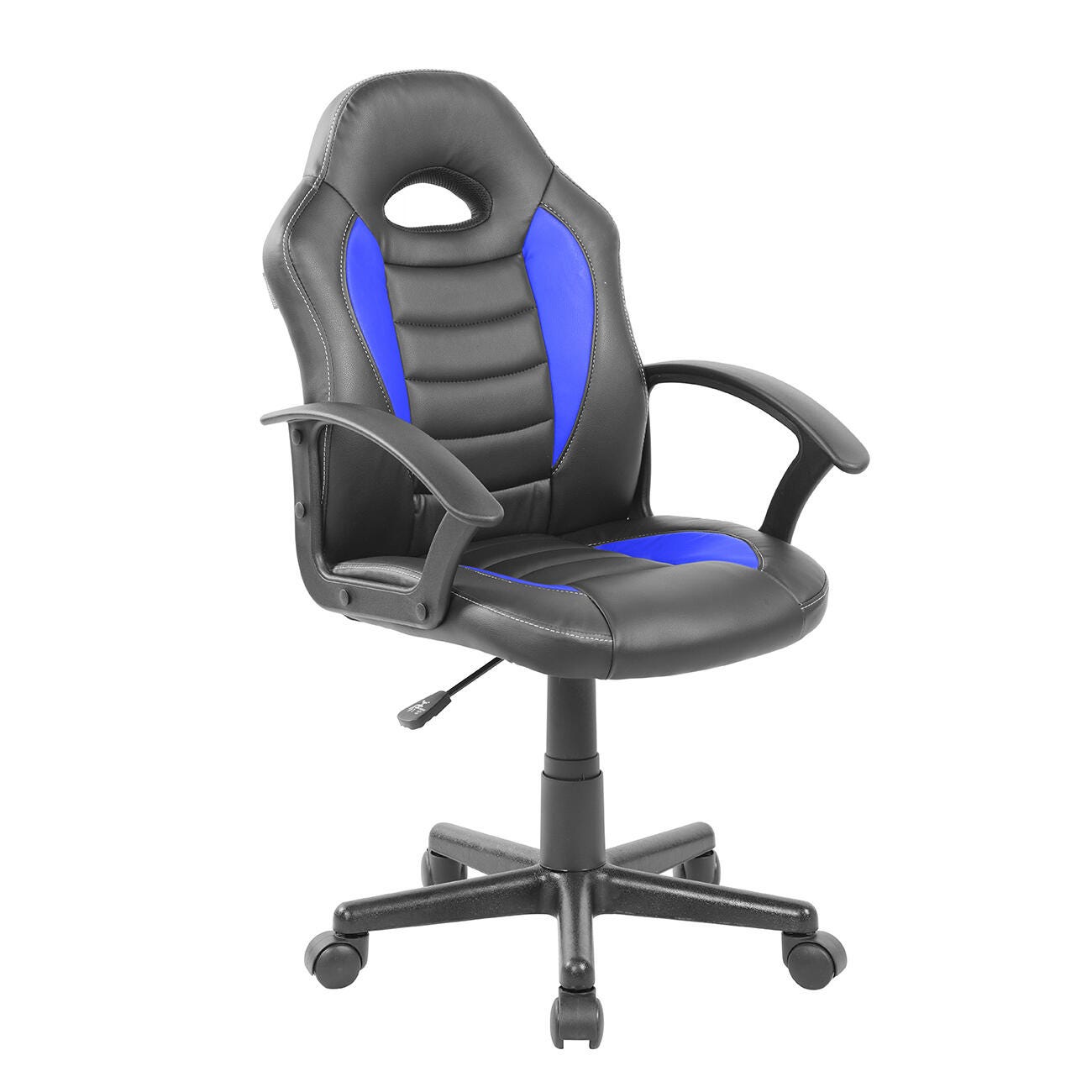 Techni Mobili Student Racer Chair with Wheels, Blue, large