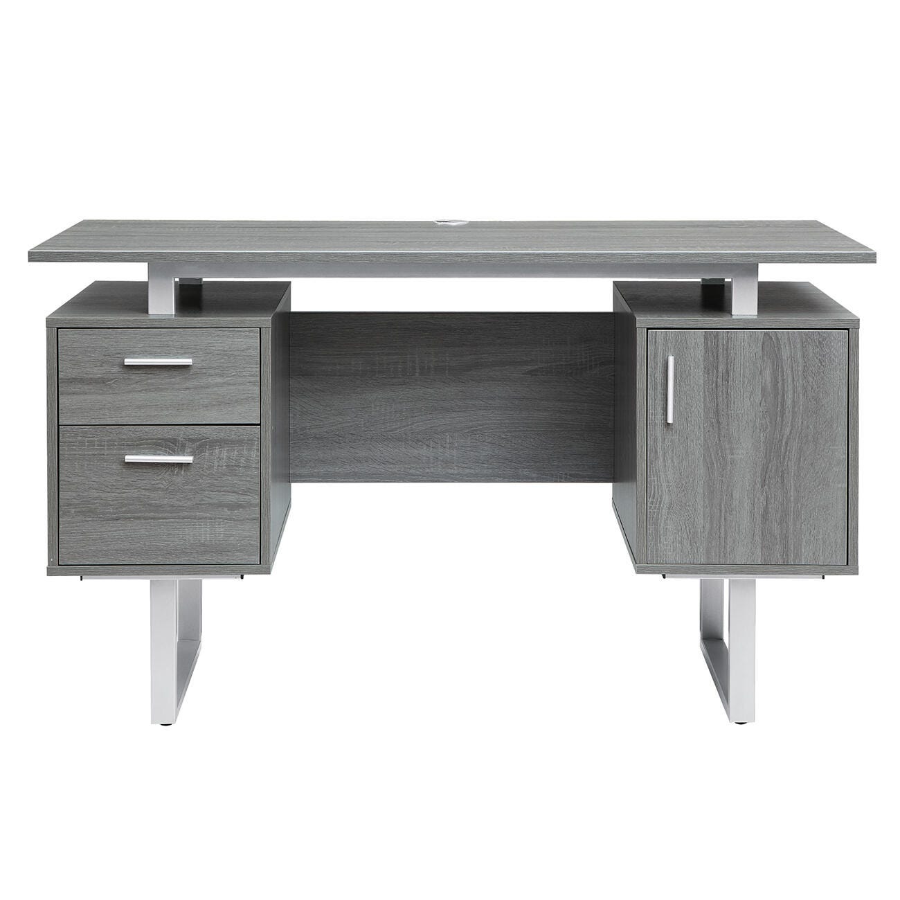 Techni Mobili Modern Office Desk with Storage, , large