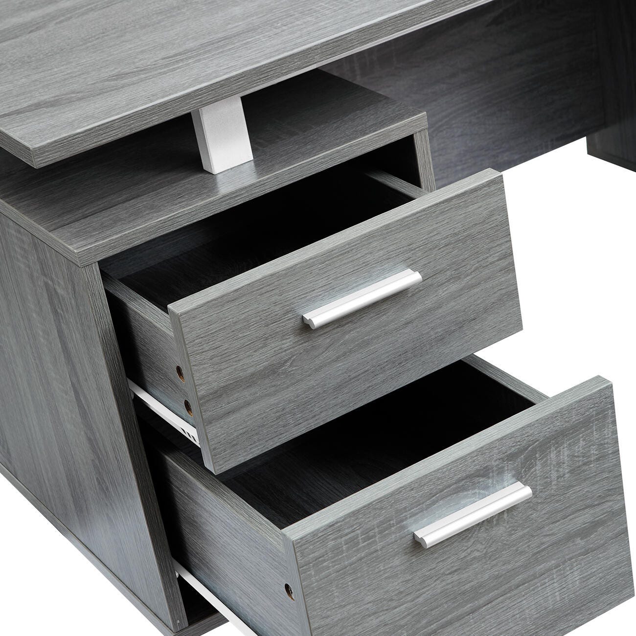 Techni Mobili Modern Office Desk with Storage, , large