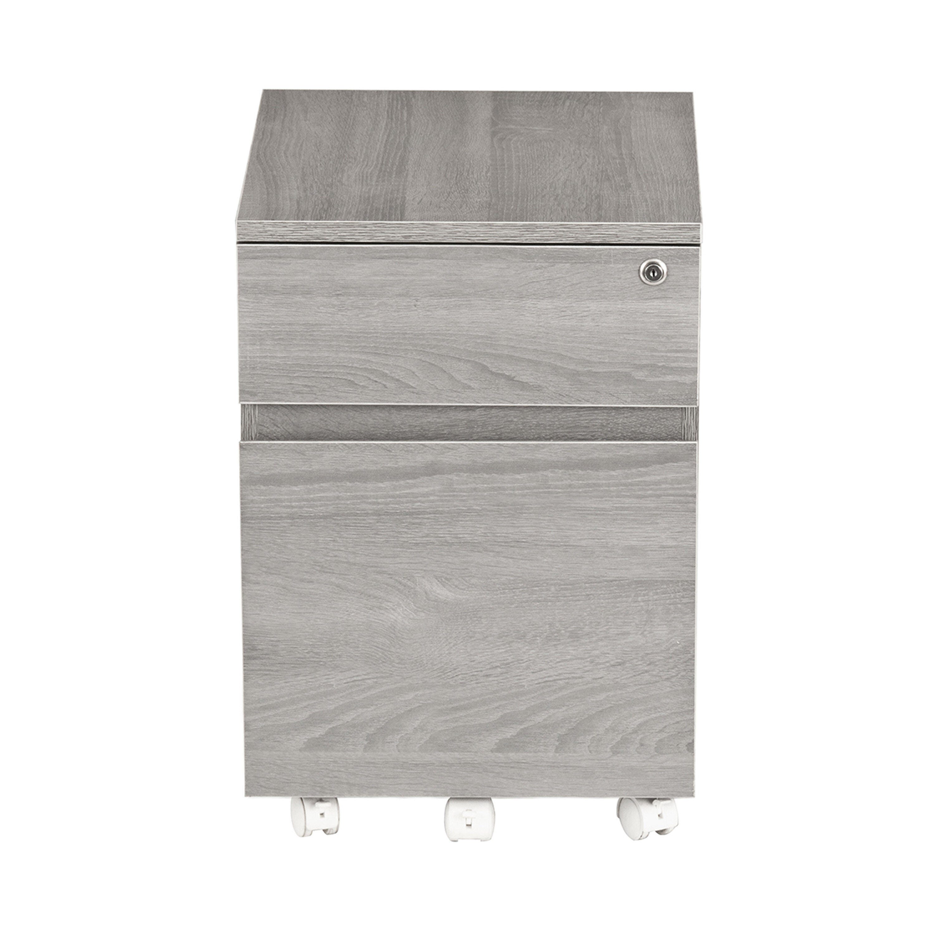 Techni Mobili Rolling Two Drawer Vertical Filing Cabinet, , large
