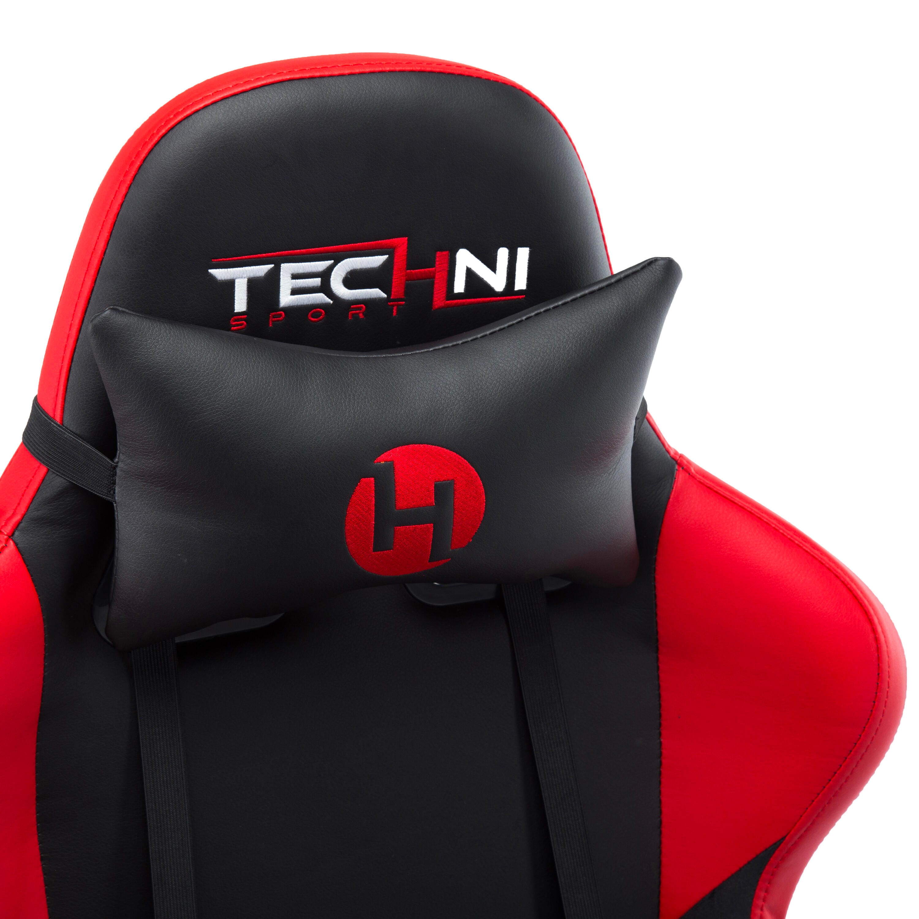 Techni Sport TS-90 PC Gaming Chair, Red, large