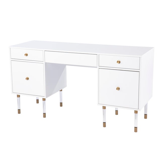 Southern Enterprises Furniture Holly & Martin Helston Writing Desk
