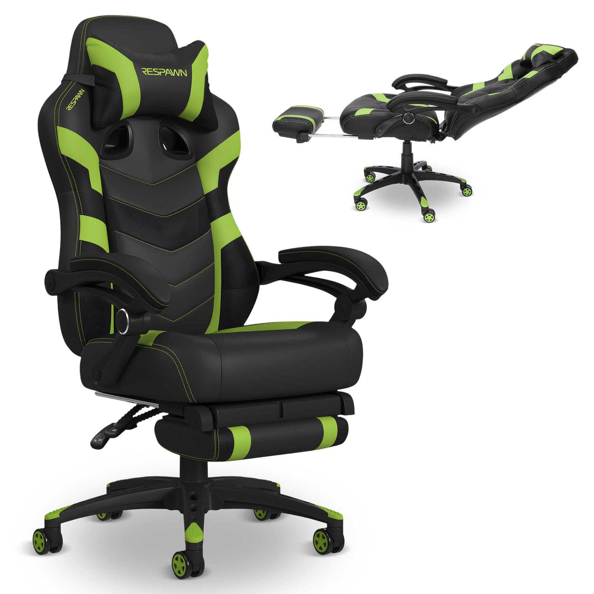 RESPAWN 110 Pro Gaming Chair, Green, large