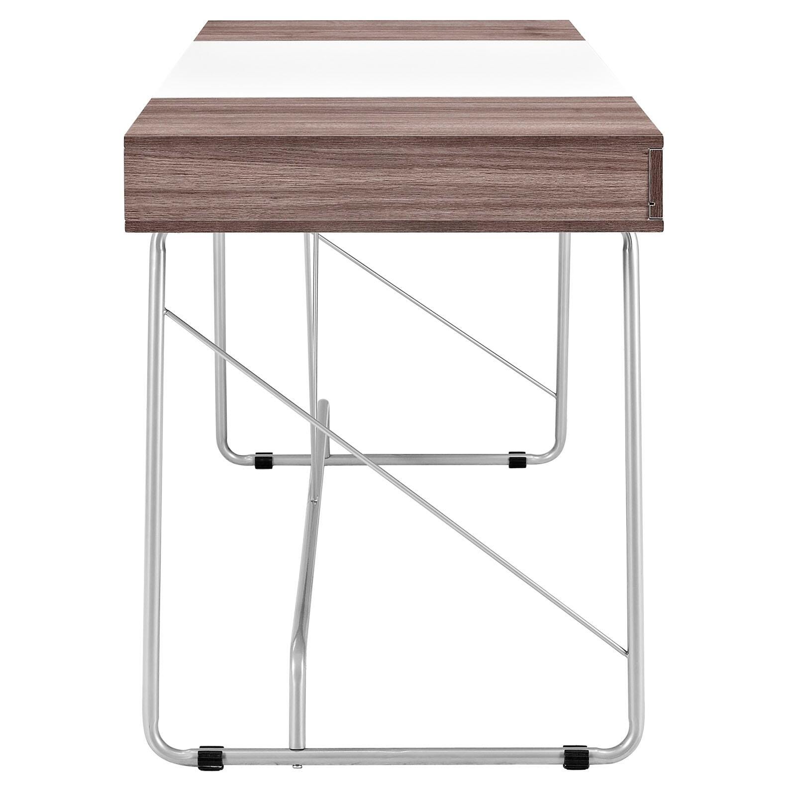 Modway Panel 3-Drawer Office Desk, , large