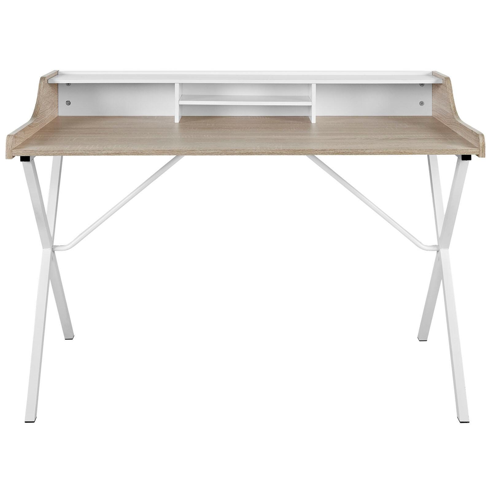 Modway Bin Office Desk, Oak, large