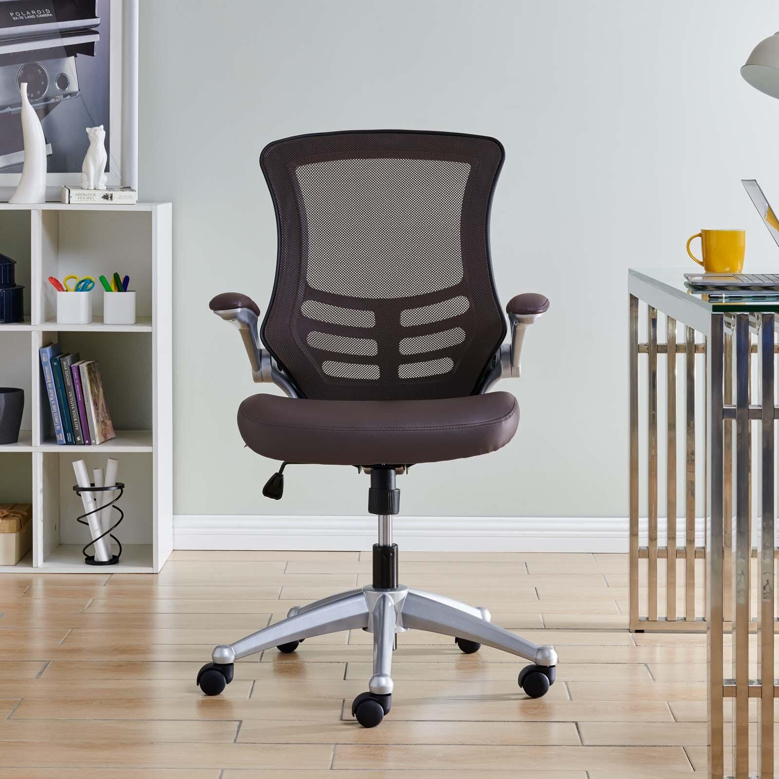 Modway Attainment Office Chair, Brown, large