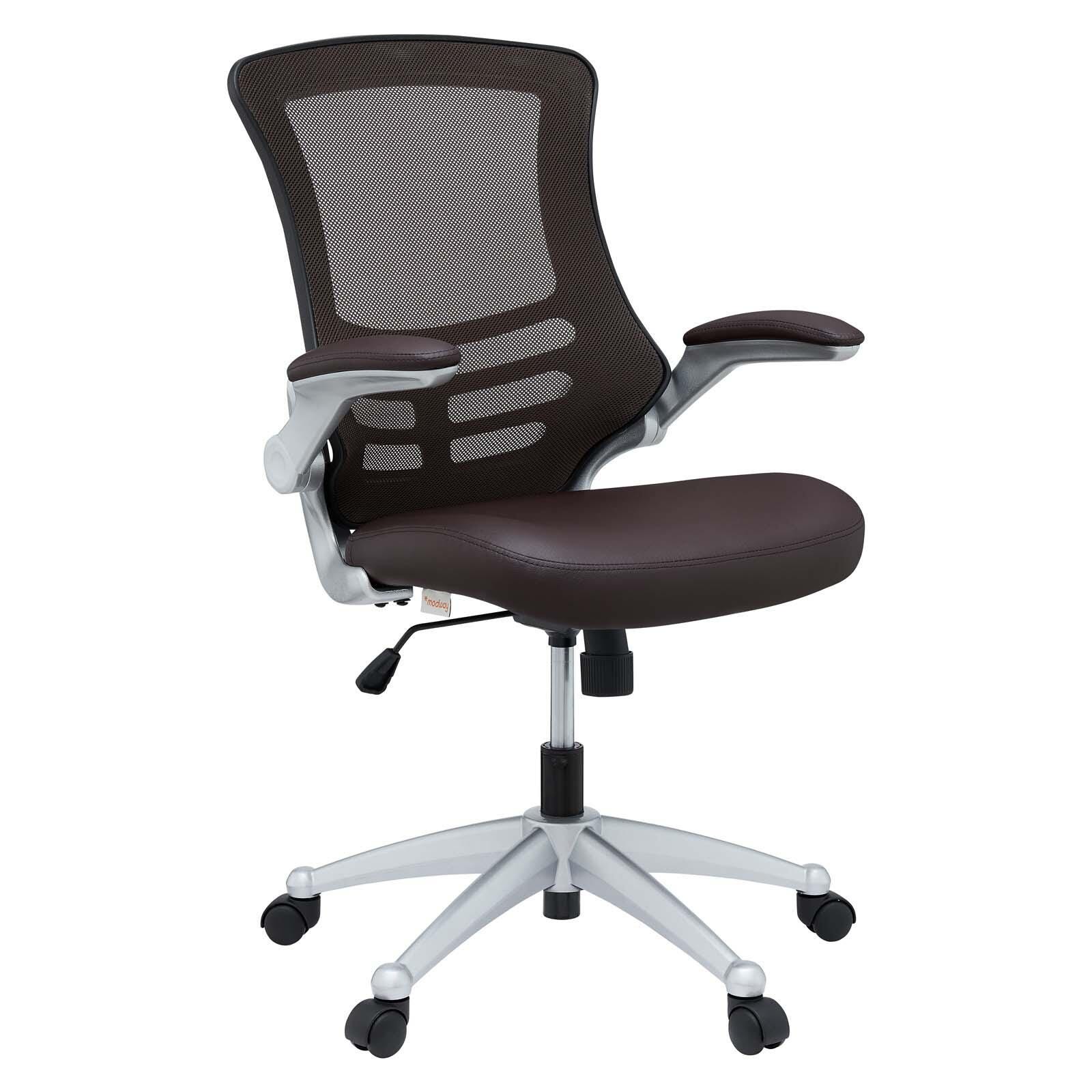 Modway Attainment Office Chair, Brown, large