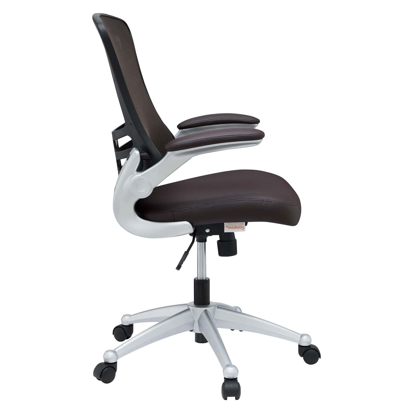 Modway Attainment Office Chair, Brown, large