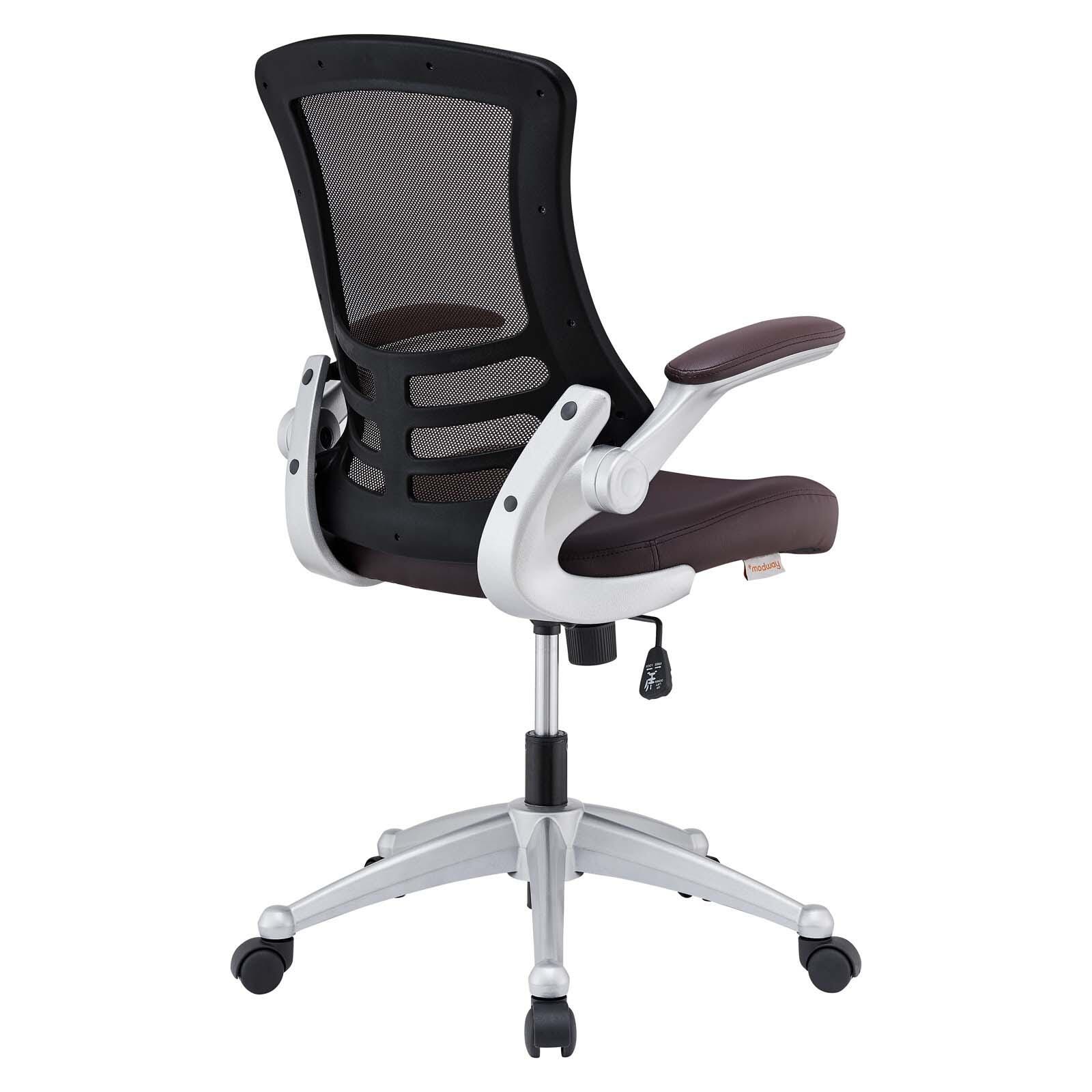 Modway Attainment Office Chair, Brown, large