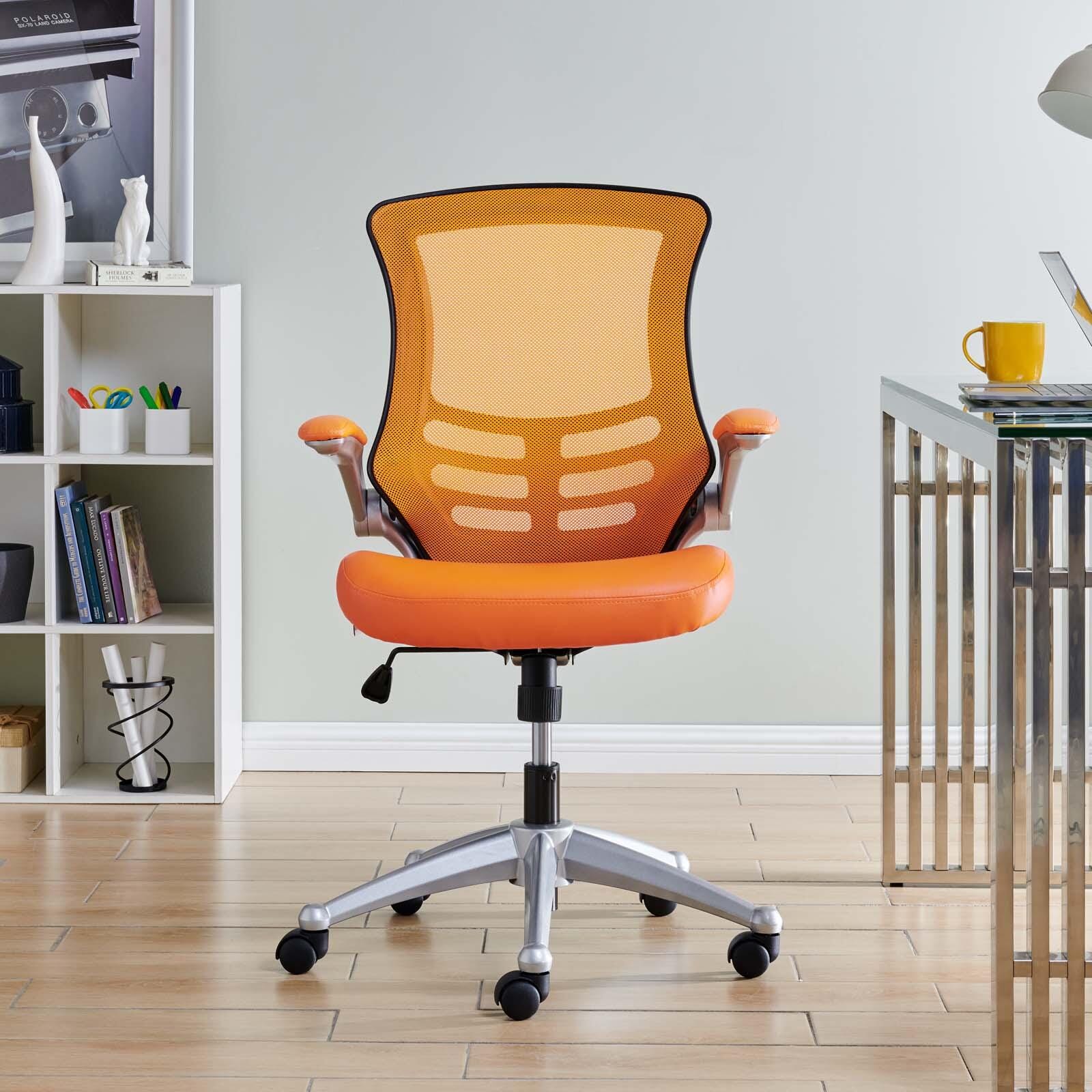 Modway Attainment Office Chair, Orange, large