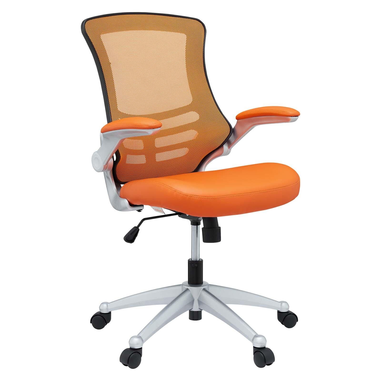 Modway Attainment Office Chair, Orange, large