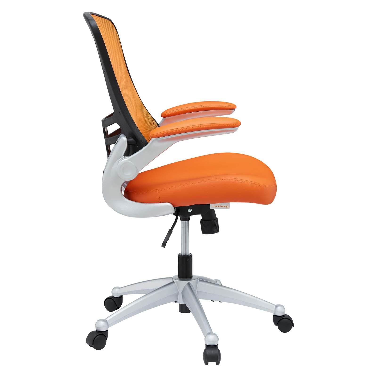 Modway Attainment Office Chair, Orange, large