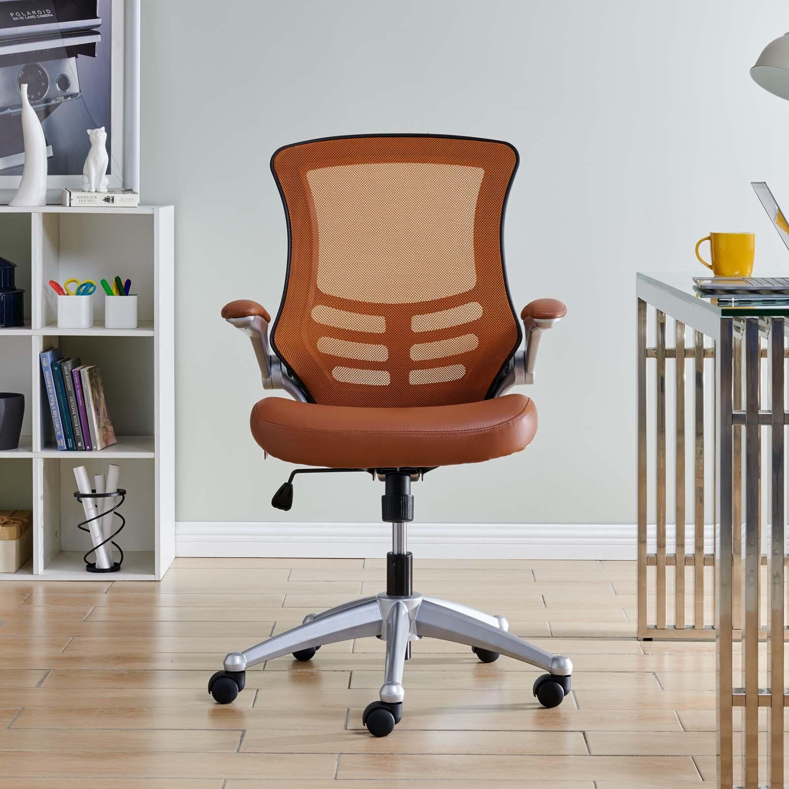 Modway Attainment Office Chair, Tan, large