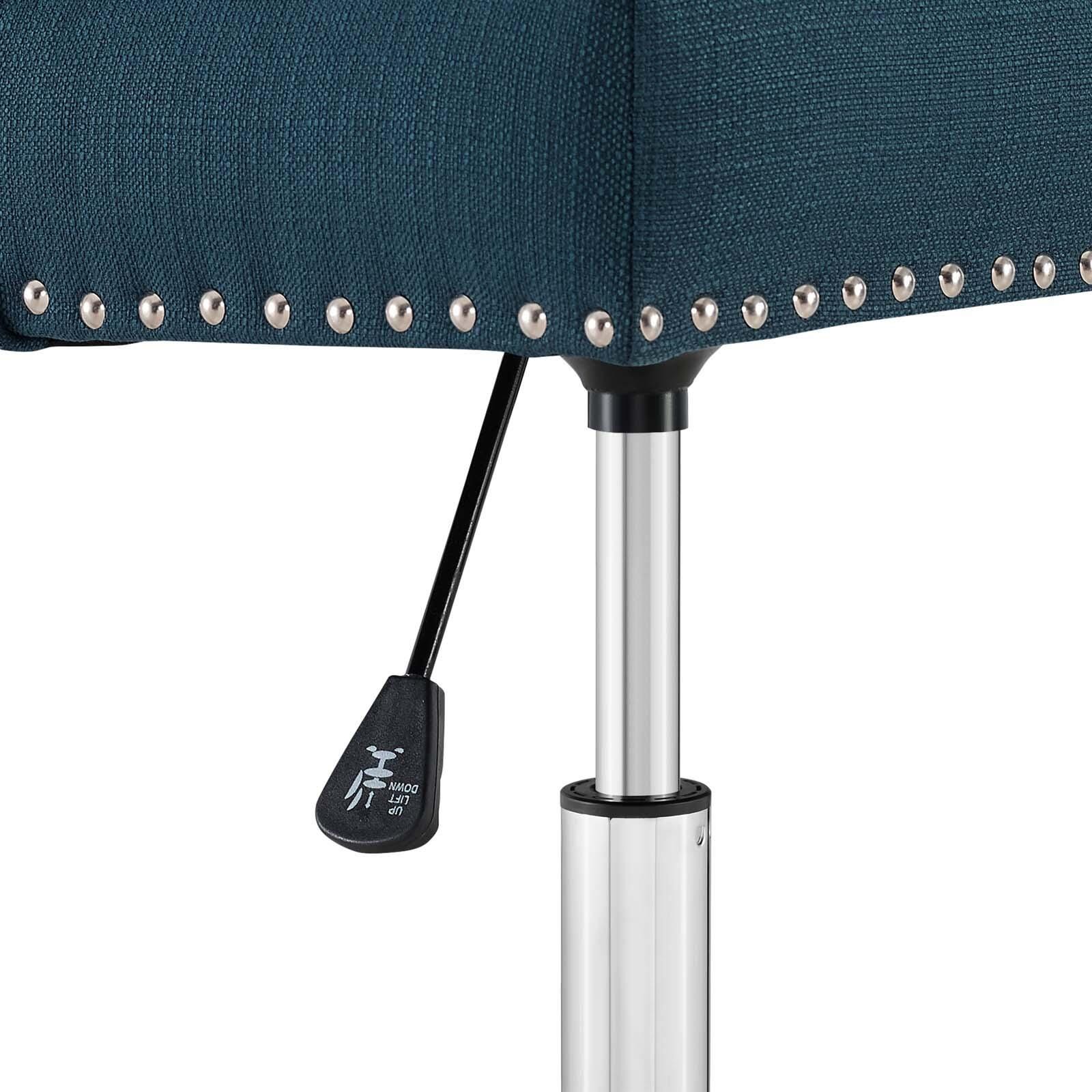 Modway Regent Tufted Button Swivel Upholstered Fabric Office Chair, , large
