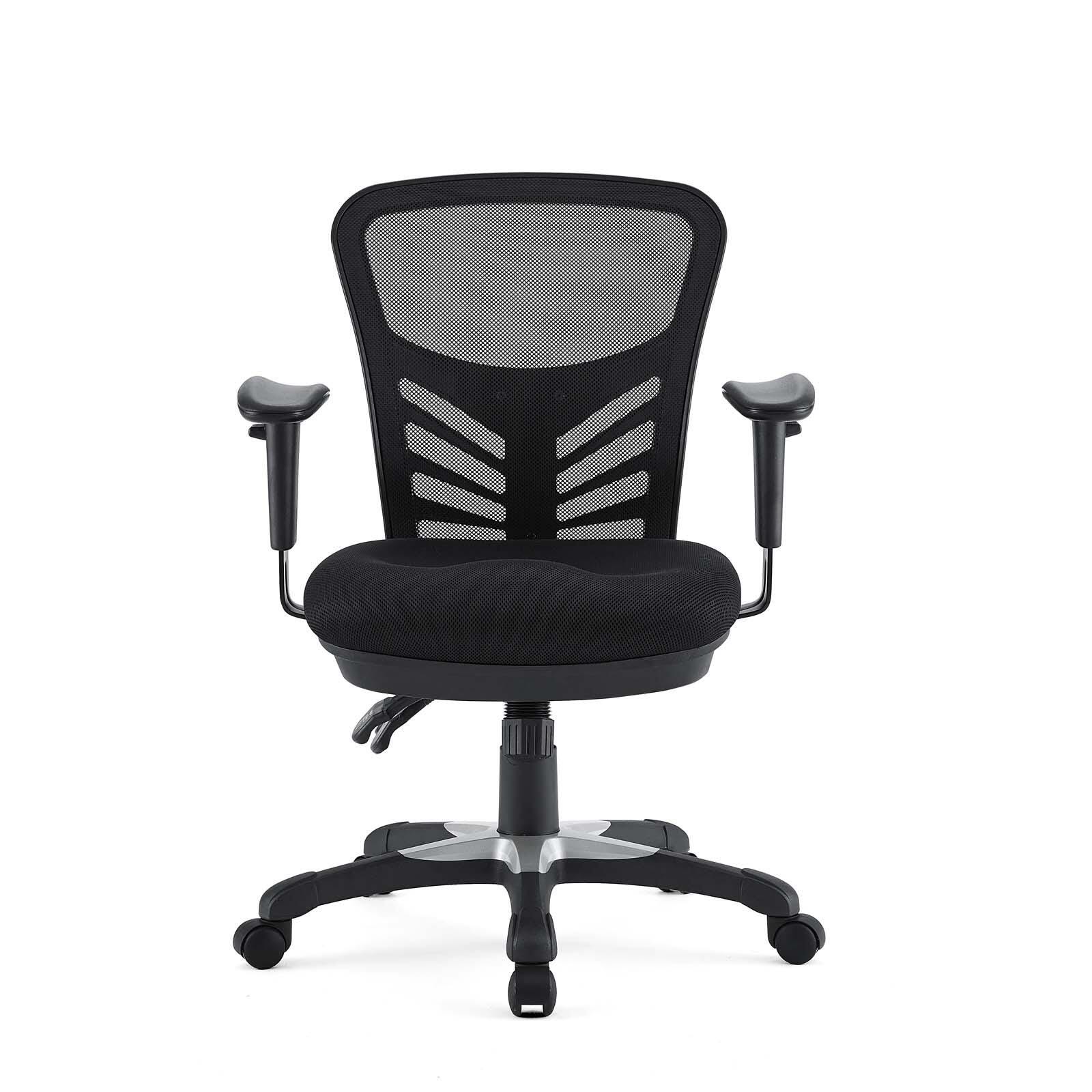 Modway Articulate Mesh Office Chair, Black, large