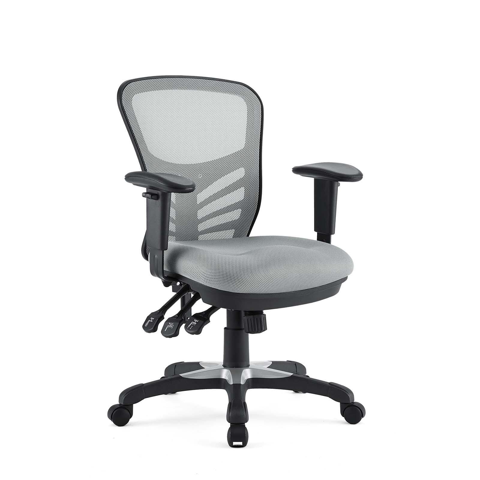 Modway Articulate Mesh Office Chair, Gray, large