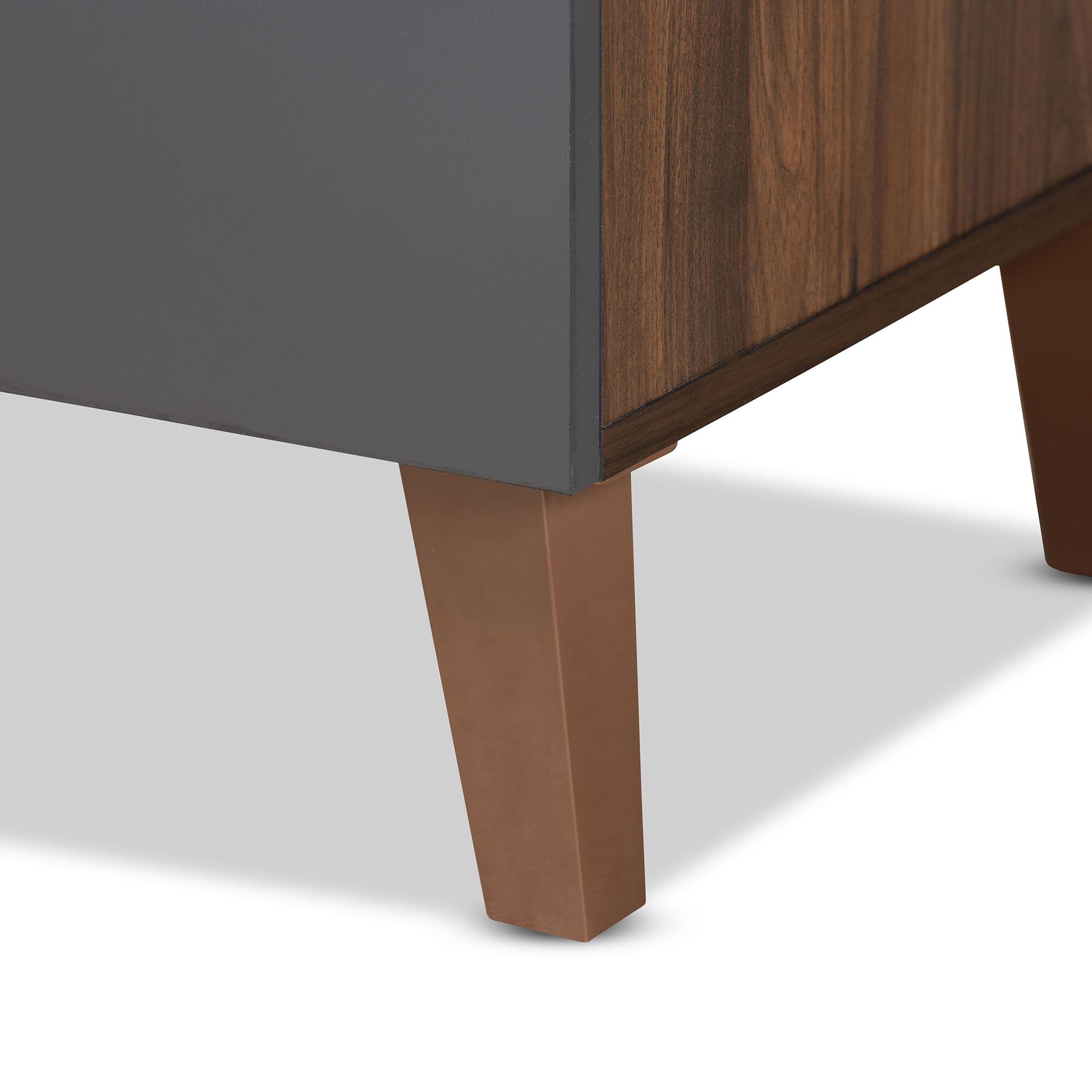 Boxton Studio Jaeger Two-Tone Desk with Shelves, , large