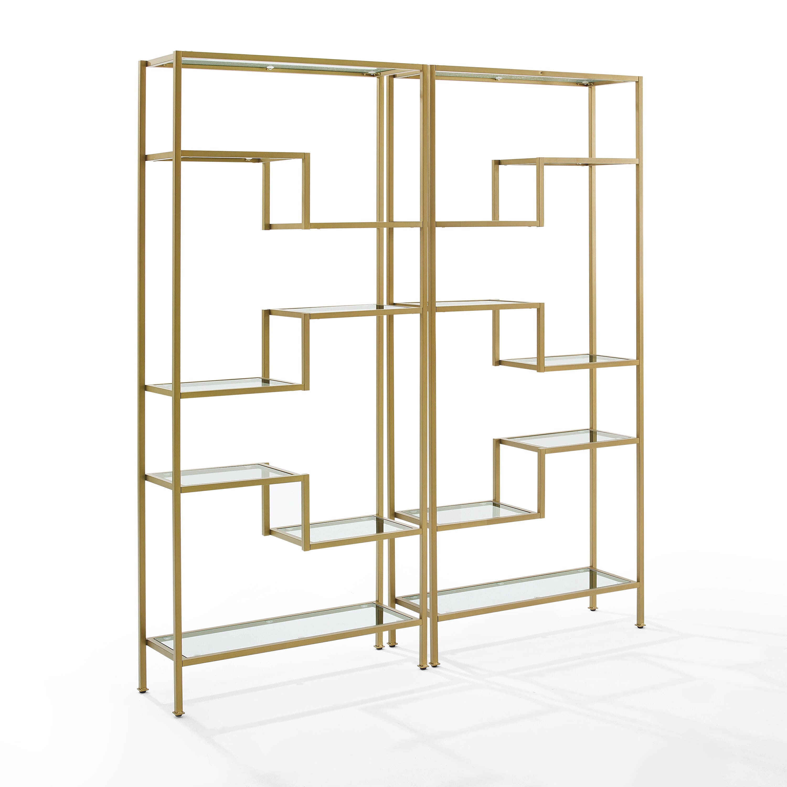 Sloane 2pc Etagere Set, Gold, large