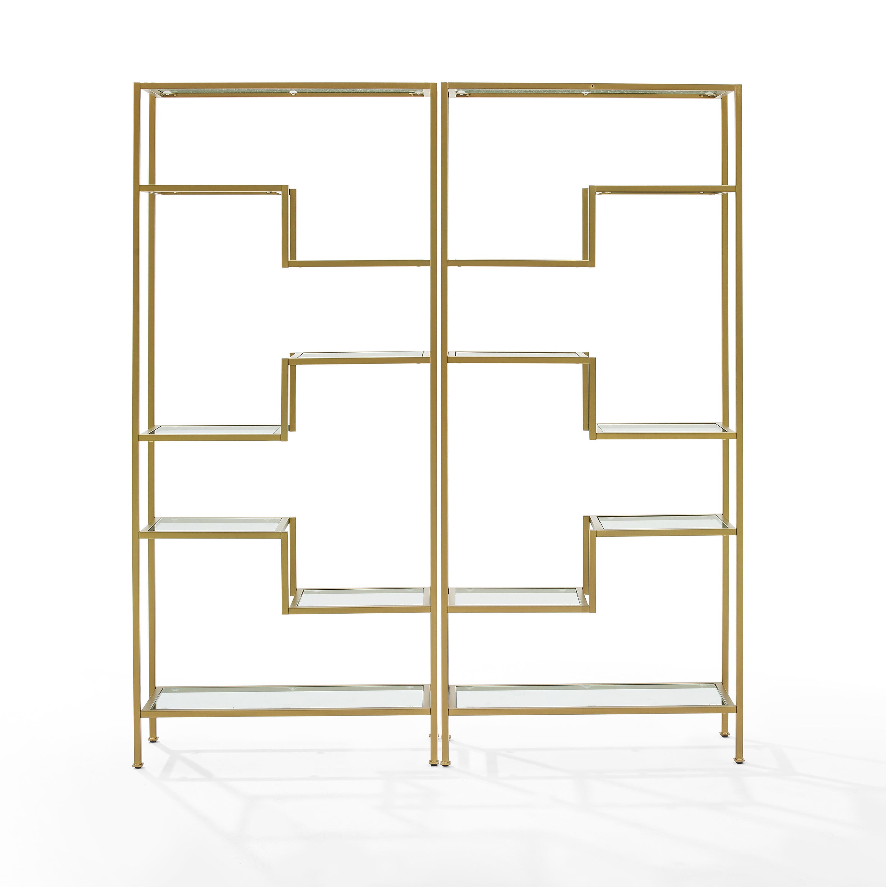 Sloane 2pc Etagere Set, Gold, large
