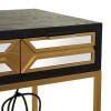Bayberry Lane 46" Home Office Desk, Black, large