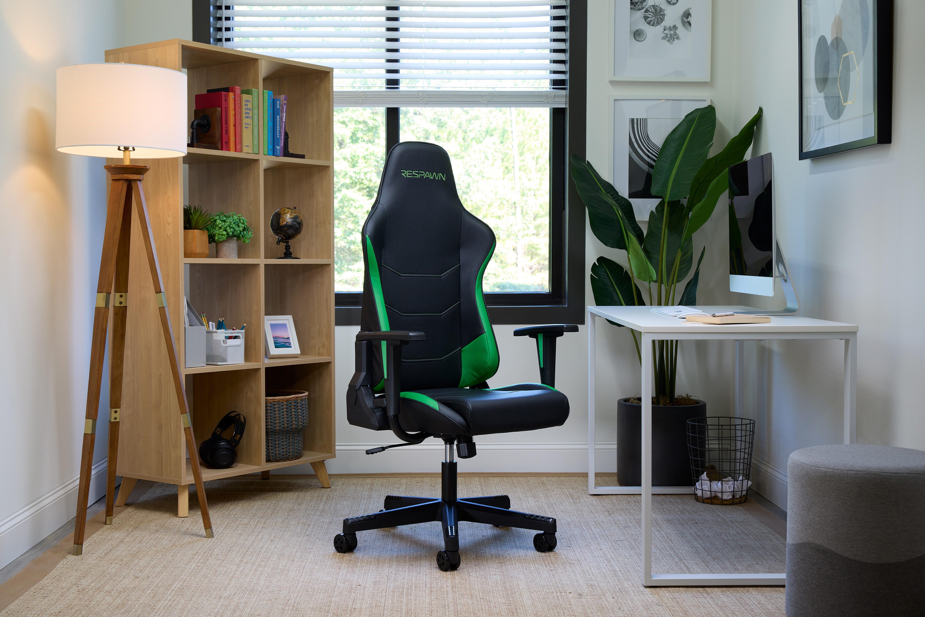 RESPAWN 110 Ergonomic Gaming Chair, Green, large