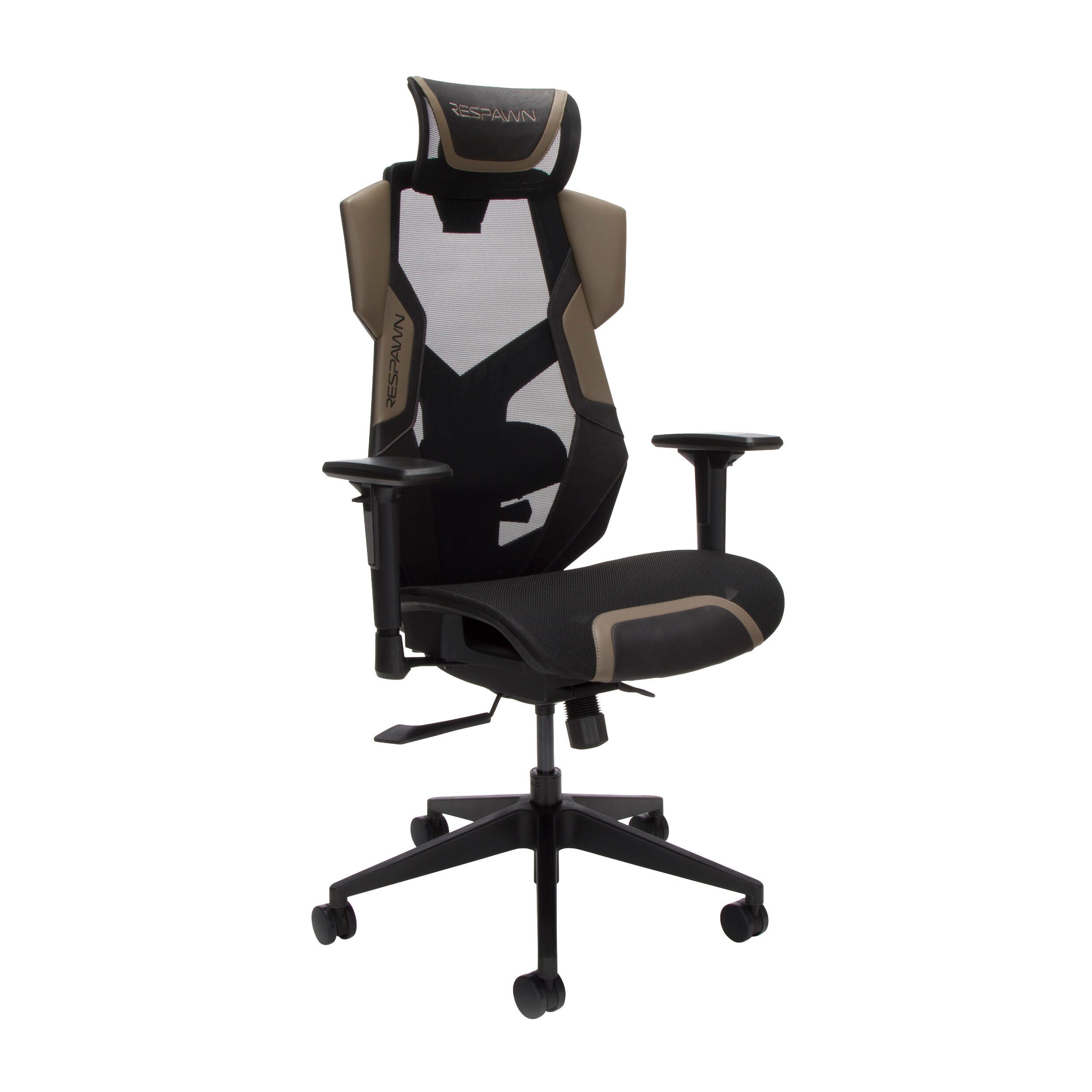RESPAWN FLEXX Mesh Gaming Chair, Brown, large