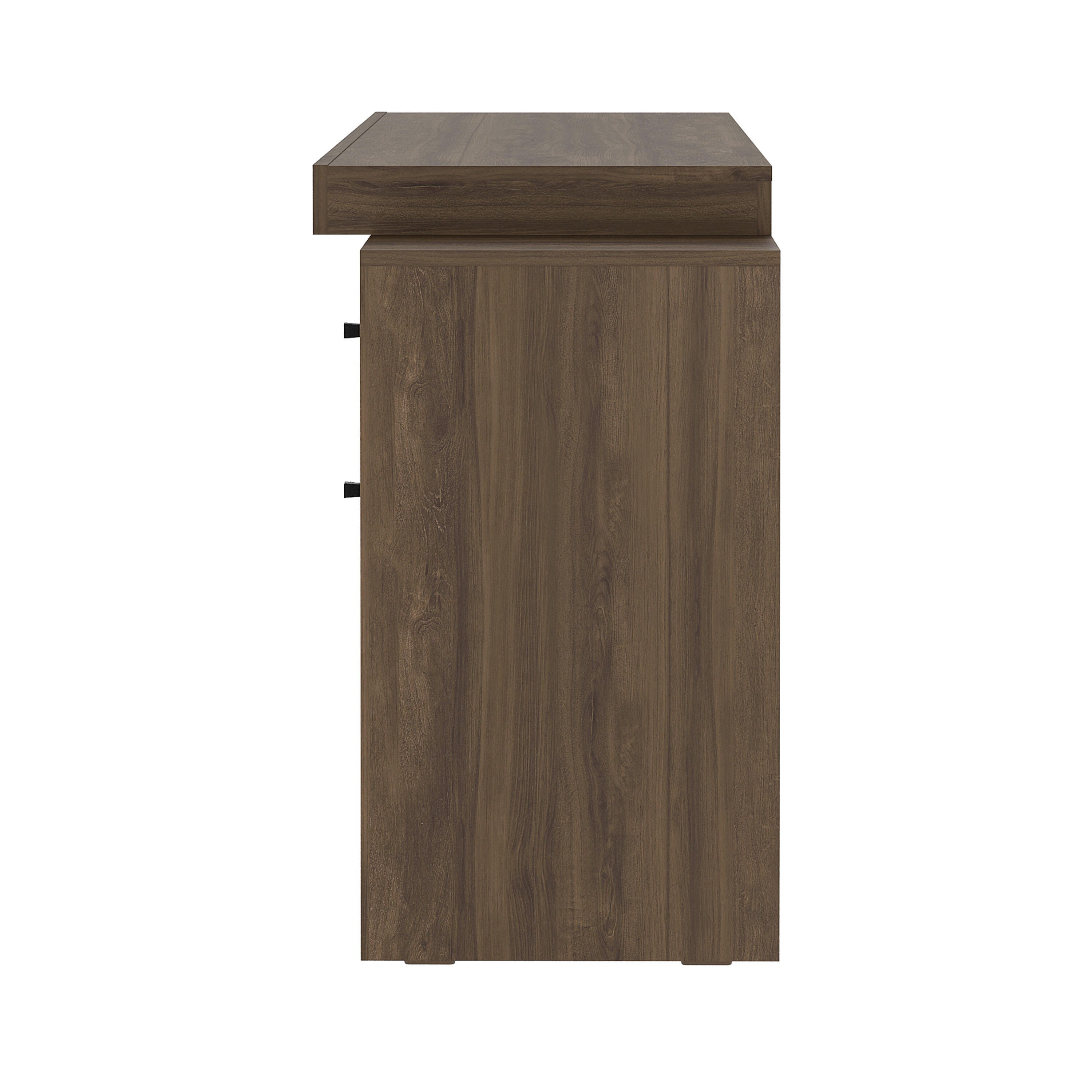 Techni Mobili 47" Expandable Home Office Desk, Walnut, large