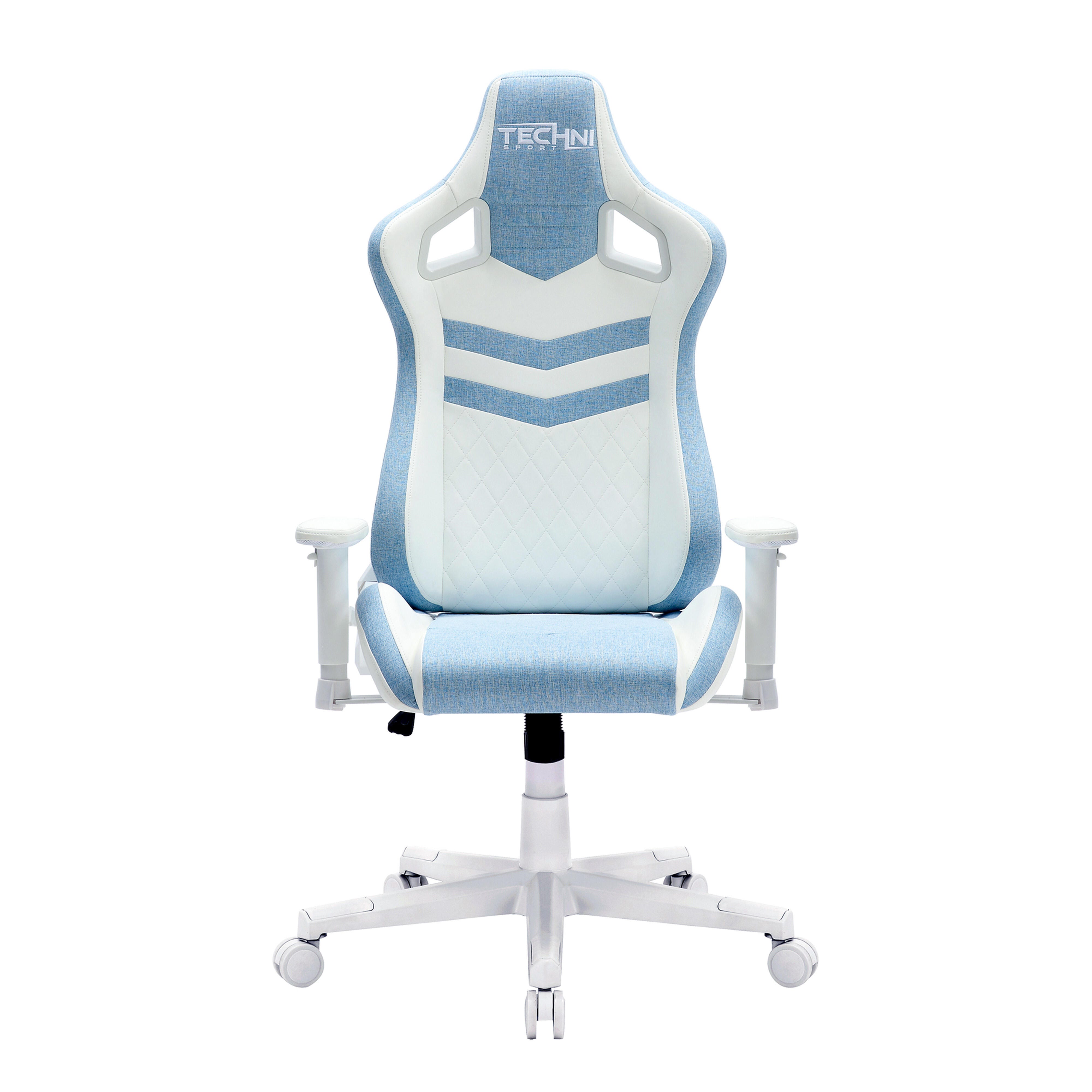 Techni Sport Ergonomic Gaming Chair, Blue, large