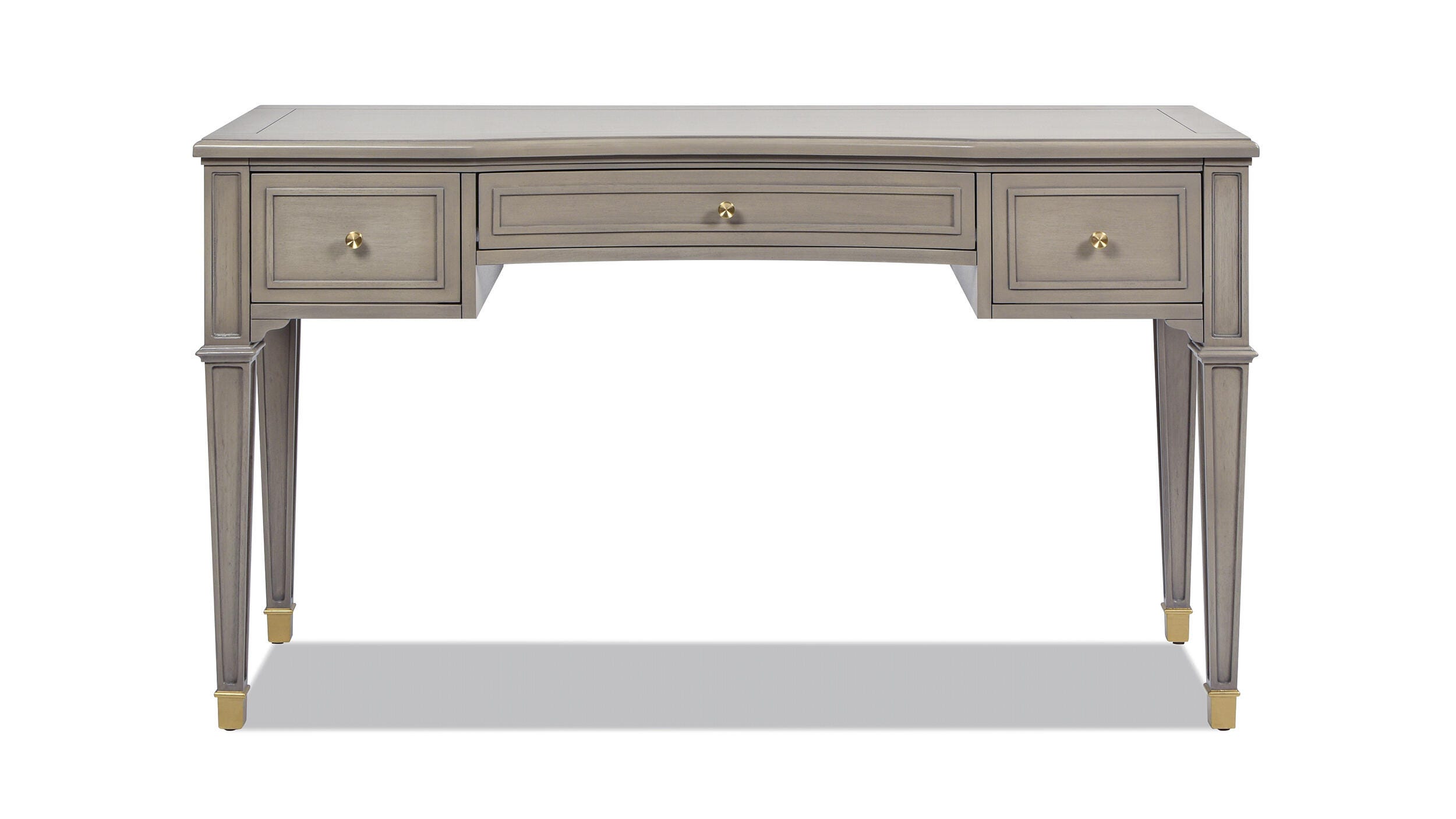 Dauphin 55" Executive Desk, Gray, large