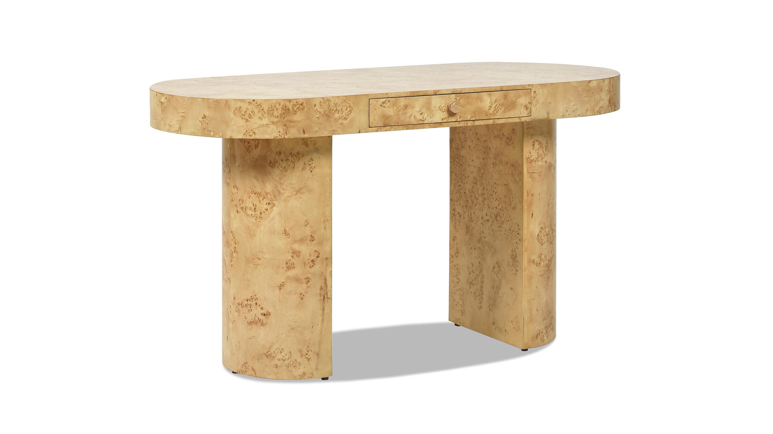 Jennifer Taylor Home Jesse 55.5" Oval Computer Desk, , large