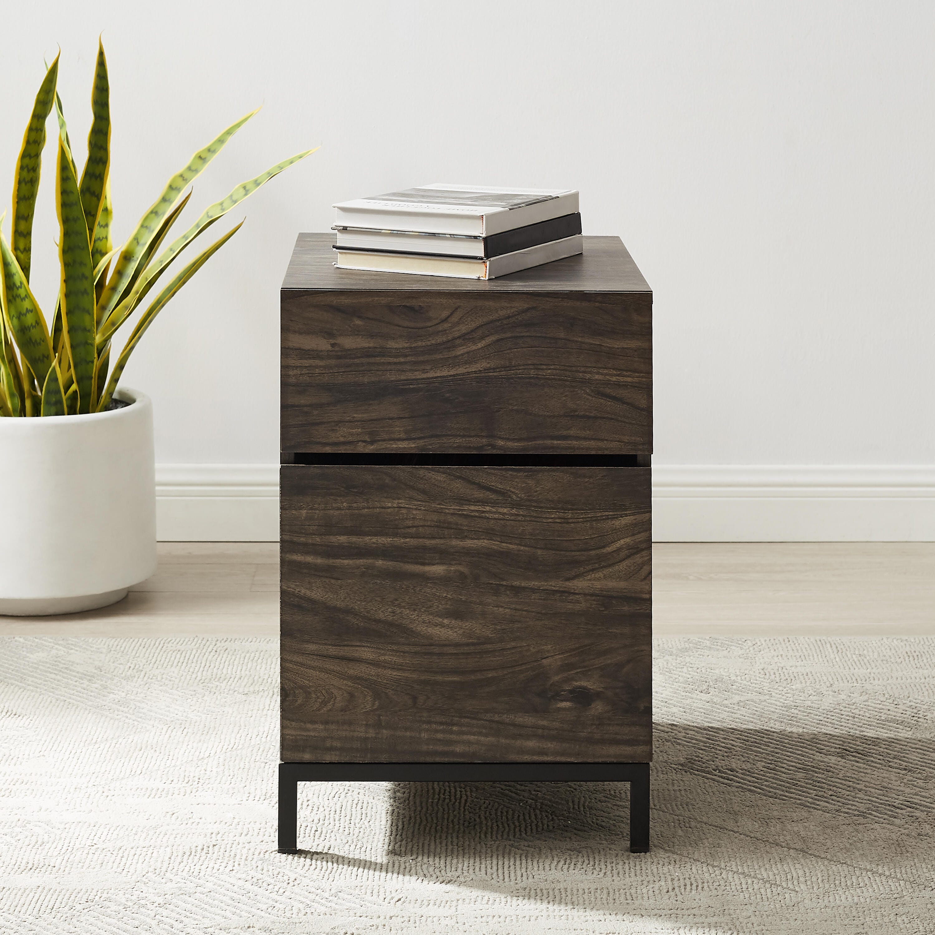 Crosley Furniture Jacobsen 2 Drawer File Cabinet, , large