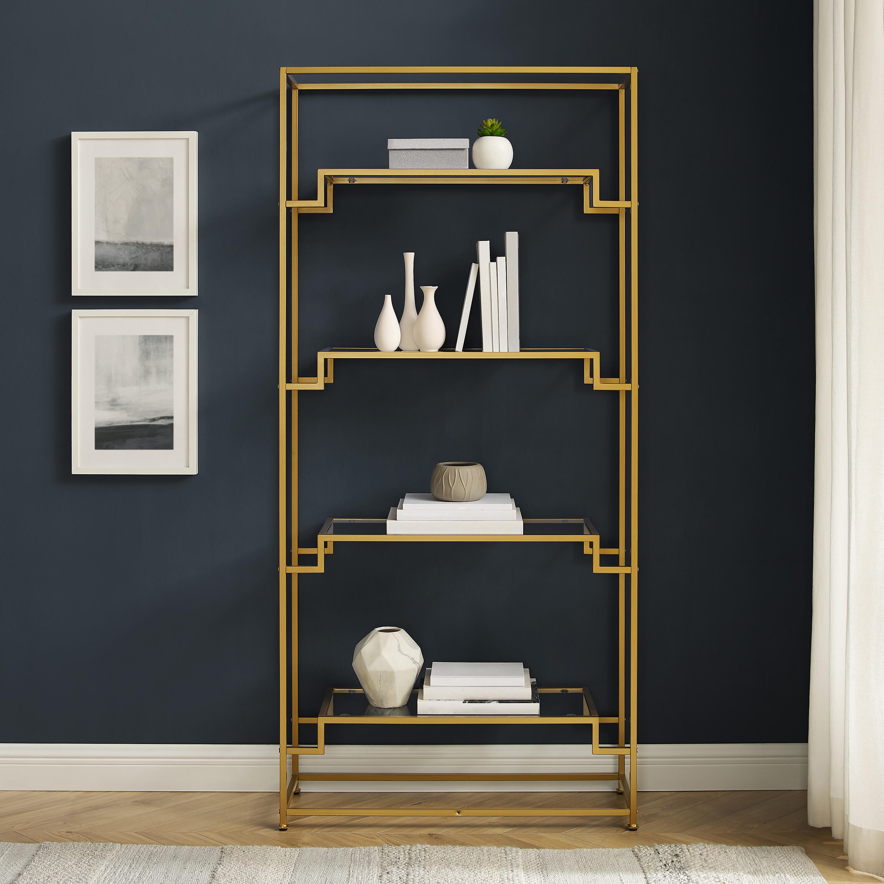 Crosley Furniture Celeste 72" Bookcase, , large