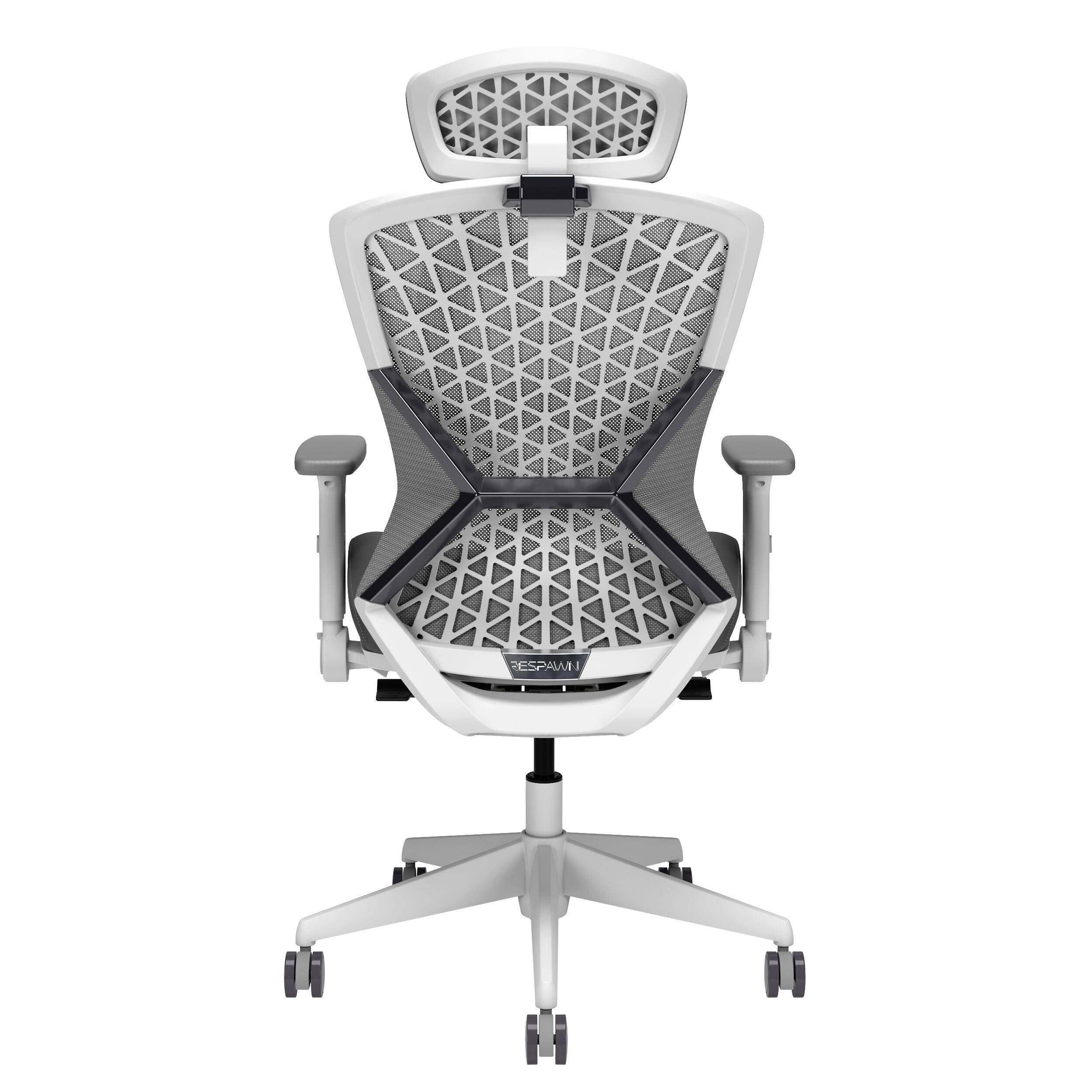 RESPAWN SPIRE Mesh Gaming Chair, White, large