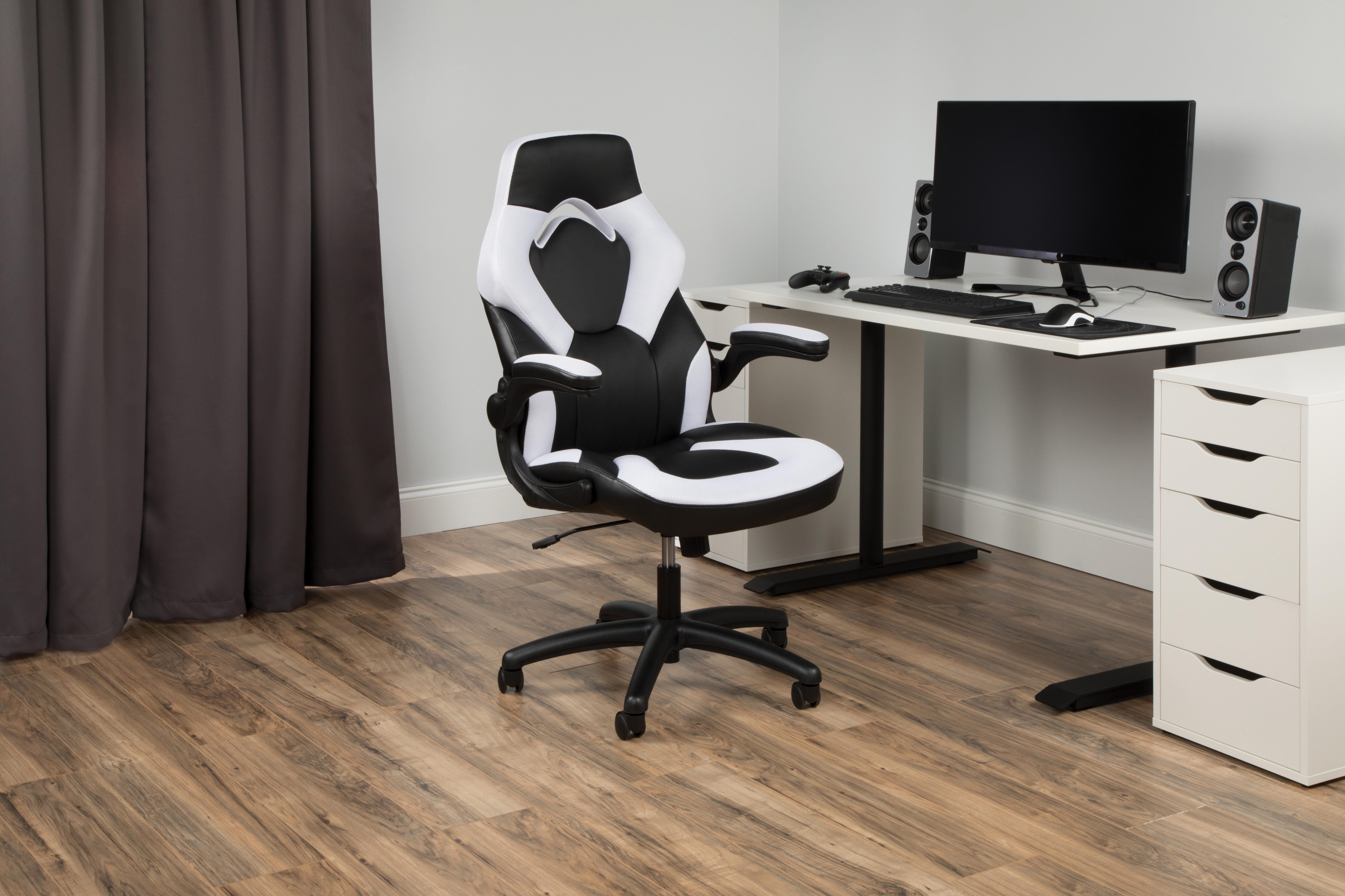 RESPAWN 3085 Ergonomic Gaming Chair, White, large