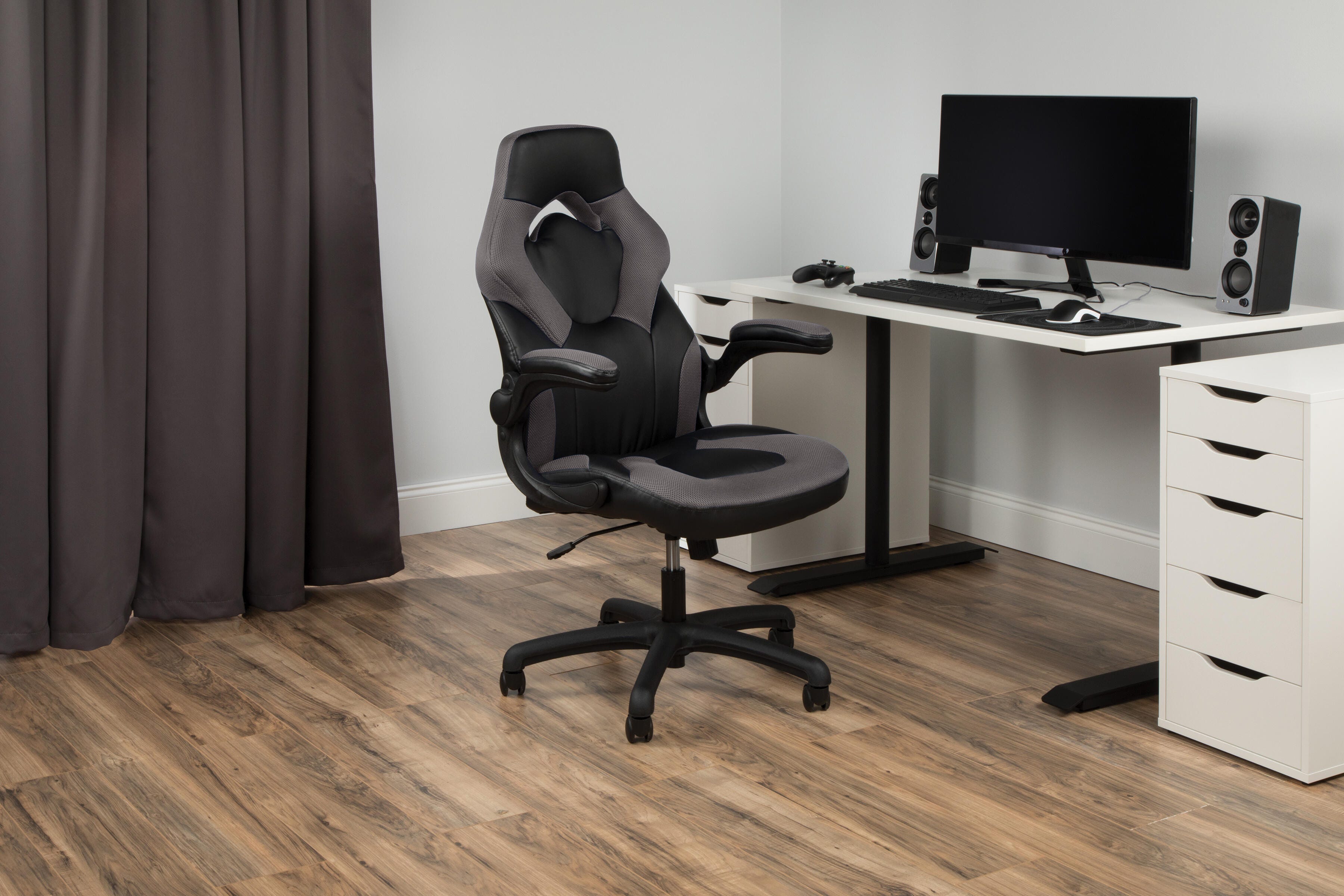 RESPAWN 3085 Ergonomic Gaming Chair, Gray, large