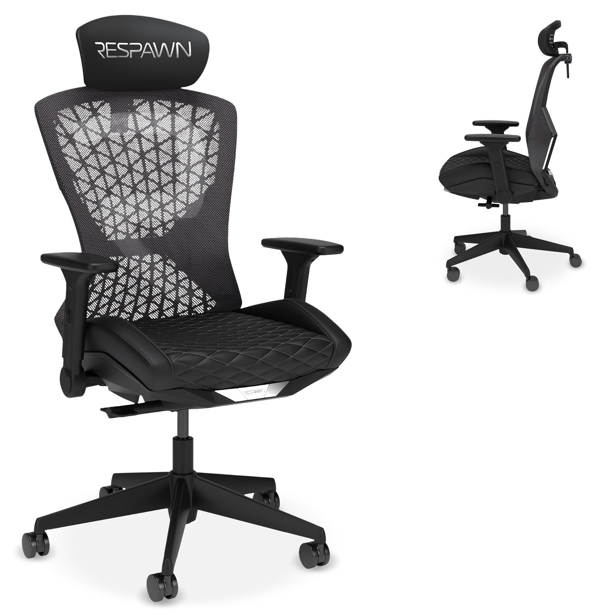 RESPAWN SPIRE Mesh Gaming Chair, Black, large