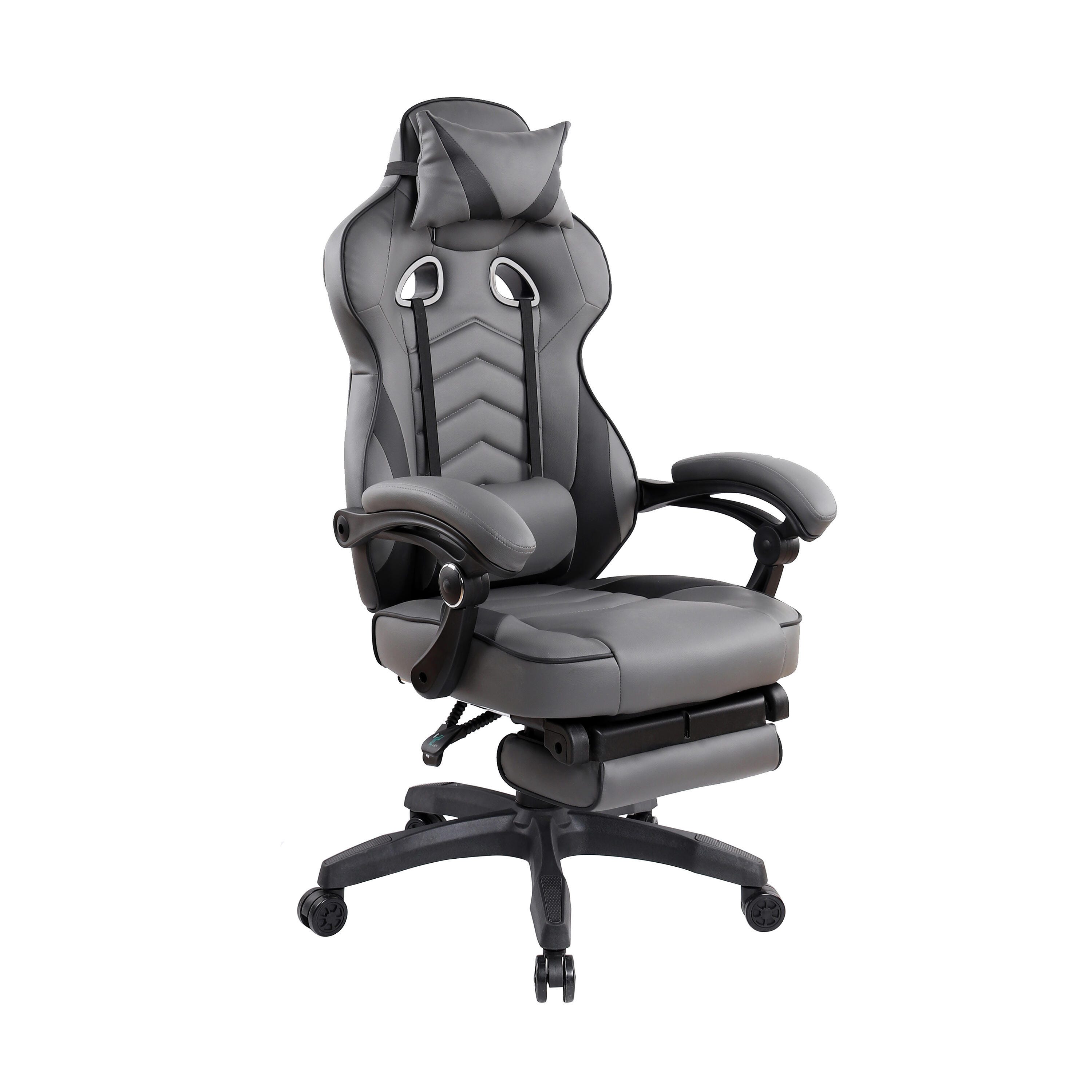 Techni Mobili Reclining Executive Office Chair with Footrest, , large