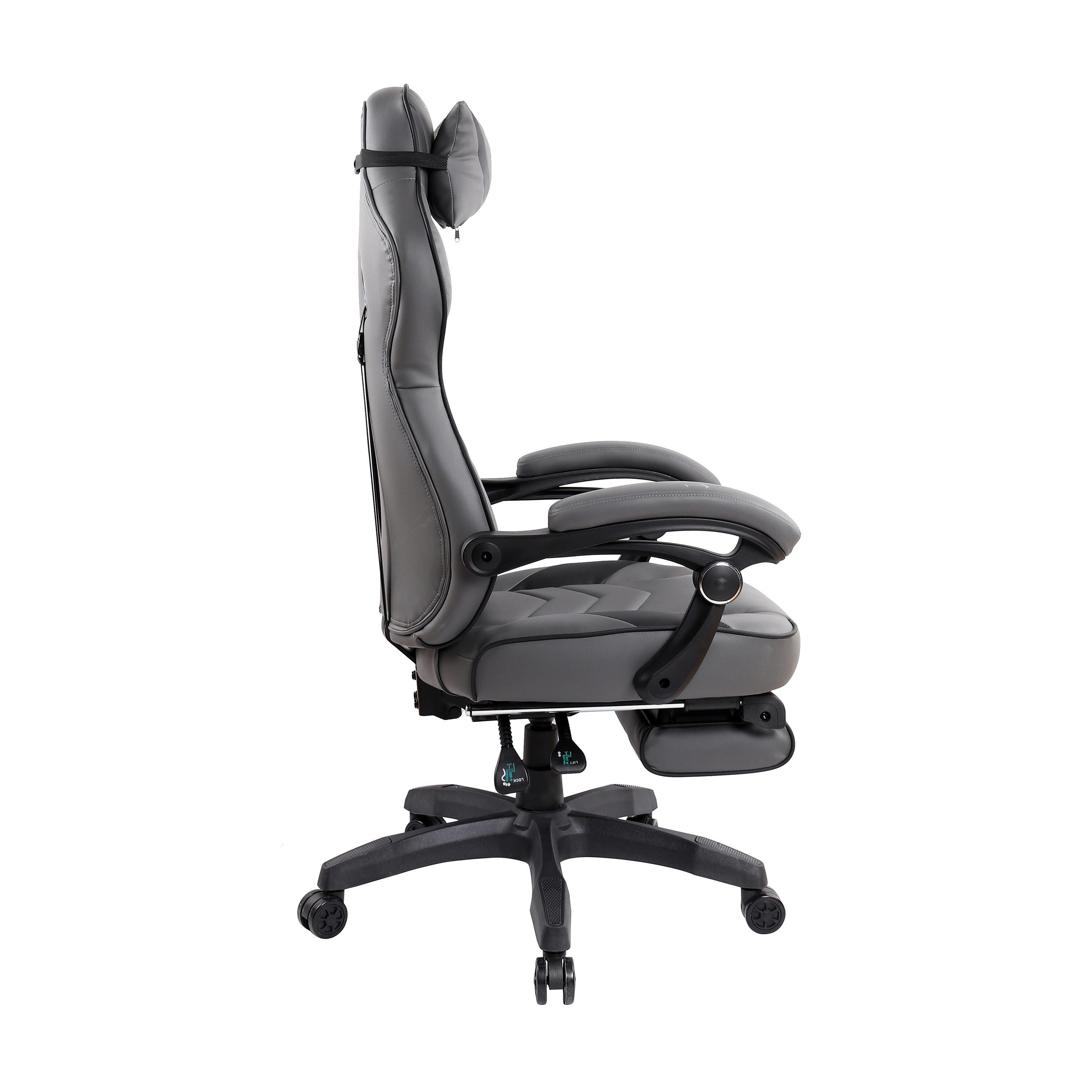 Techni Mobili Reclining Executive Office Chair with Footrest, , large