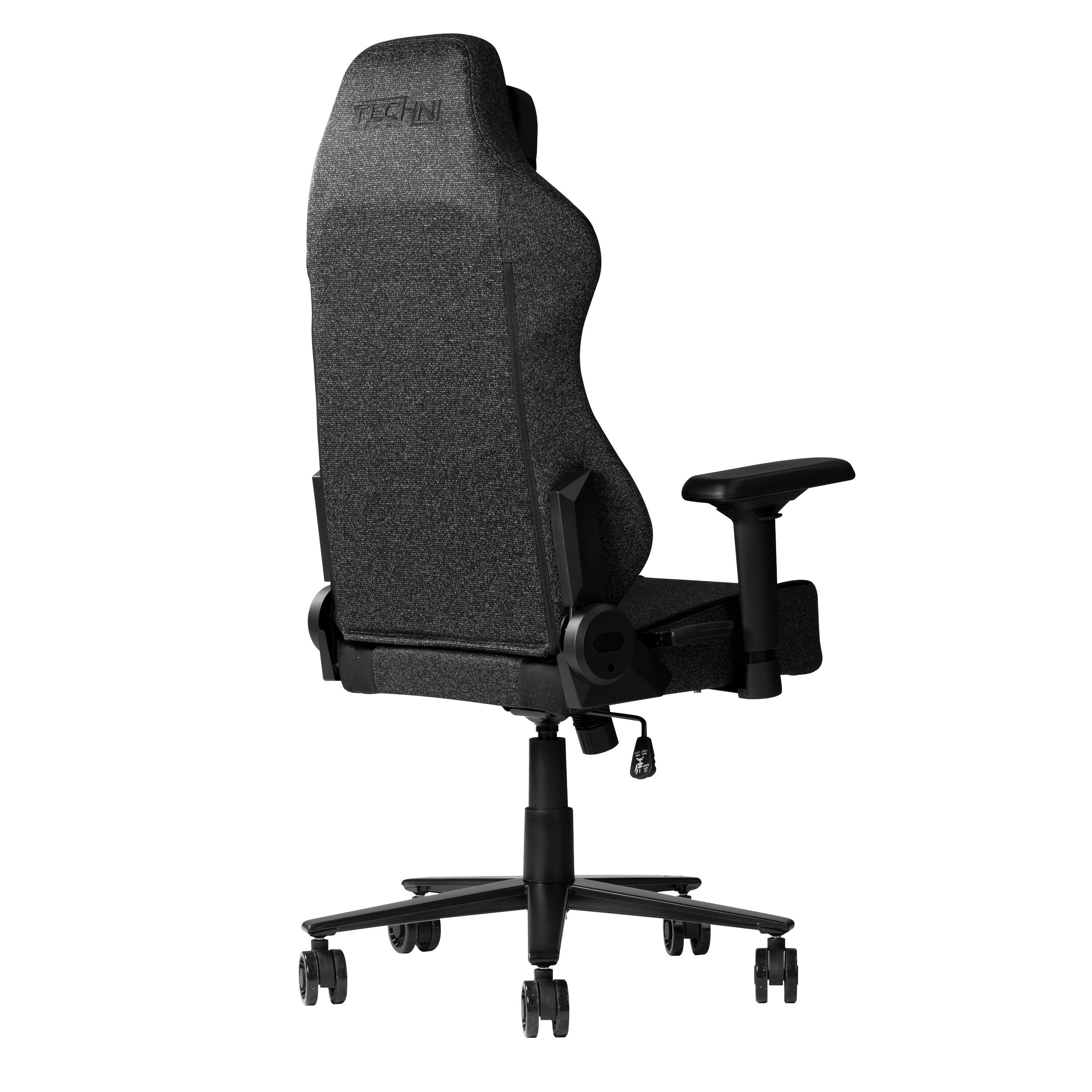 Techni Sport Gaming Chair, Black, large