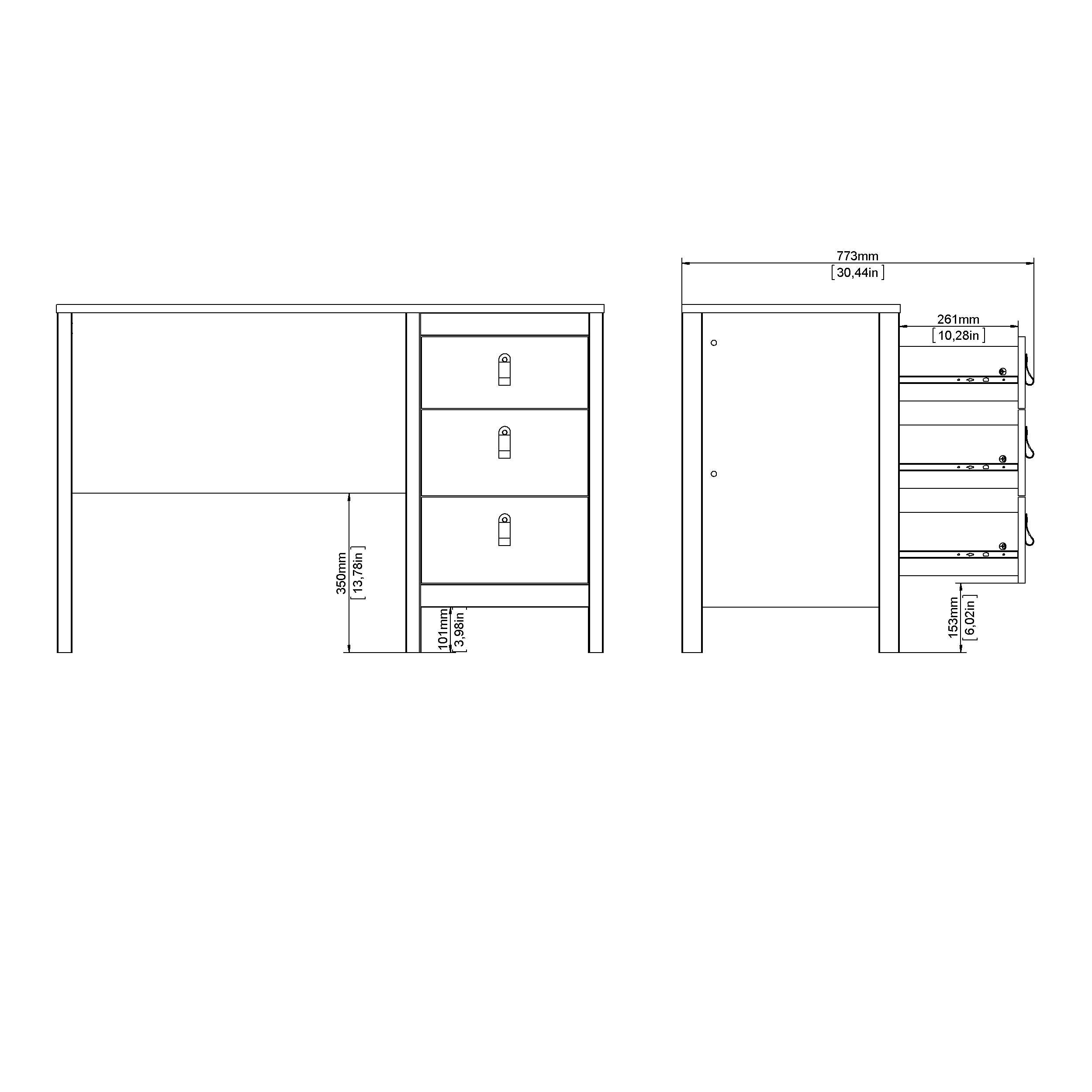 Madrid Writing Desk, , large